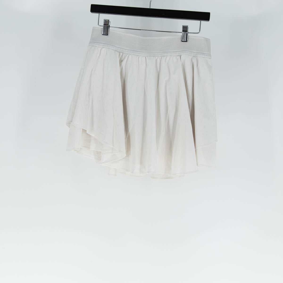 Lululemon Women's Court Rival Athletic High Rise Twirl Athletic Mini Skirt White