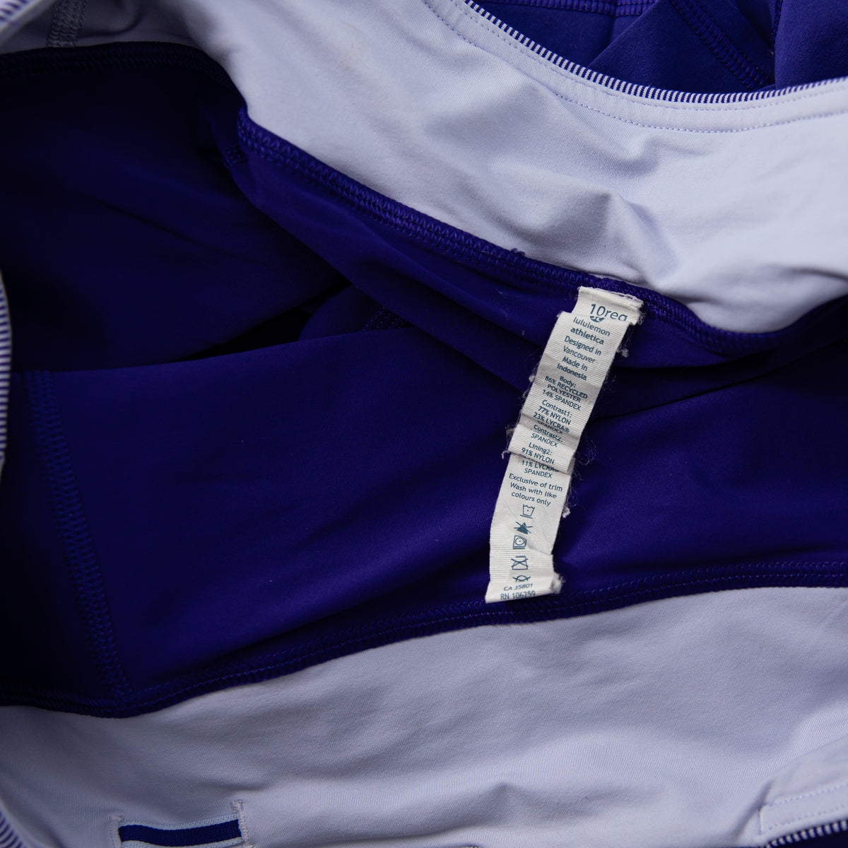 Lululemon Run: Pace Setter Skirt 4-Way Stretch Skirt Bruised Berry Wee Stripe 10