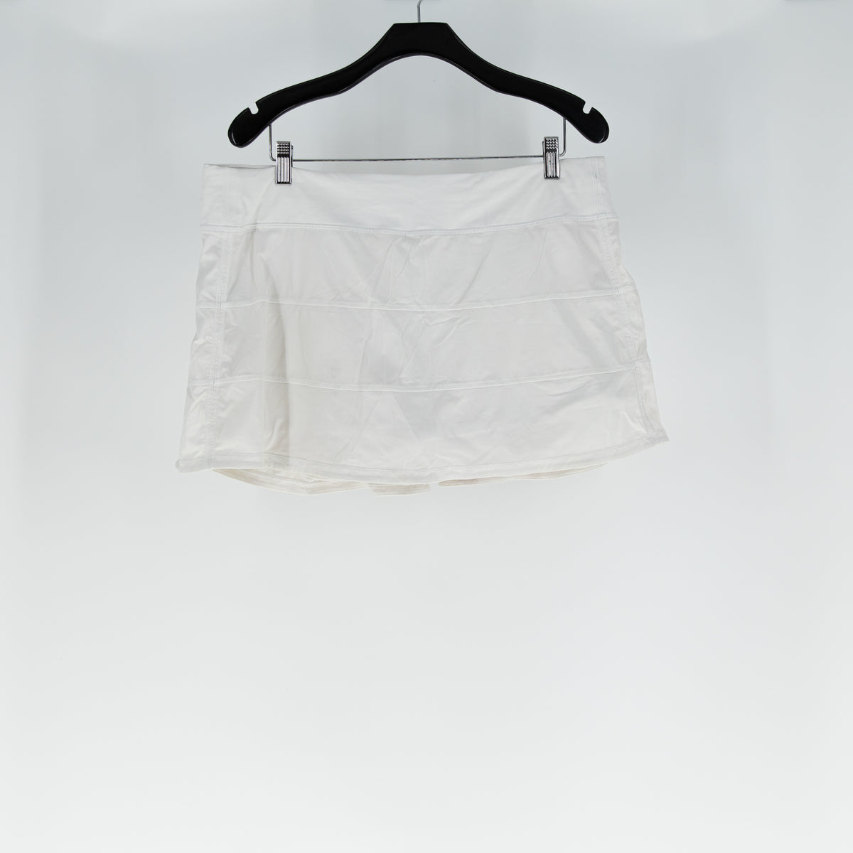 Lululemon Women's Pace Rival Mini Skirt 4-way Stretch 15" White 14