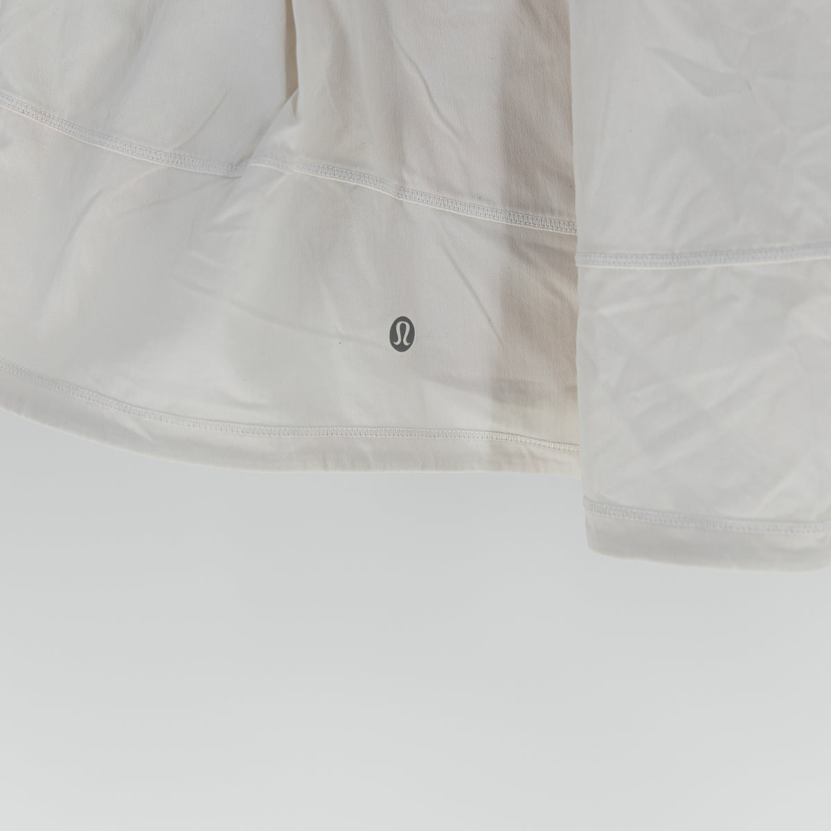 Lululemon Women's Pace Rival Mini Skirt 4-way Stretch 15" White 14