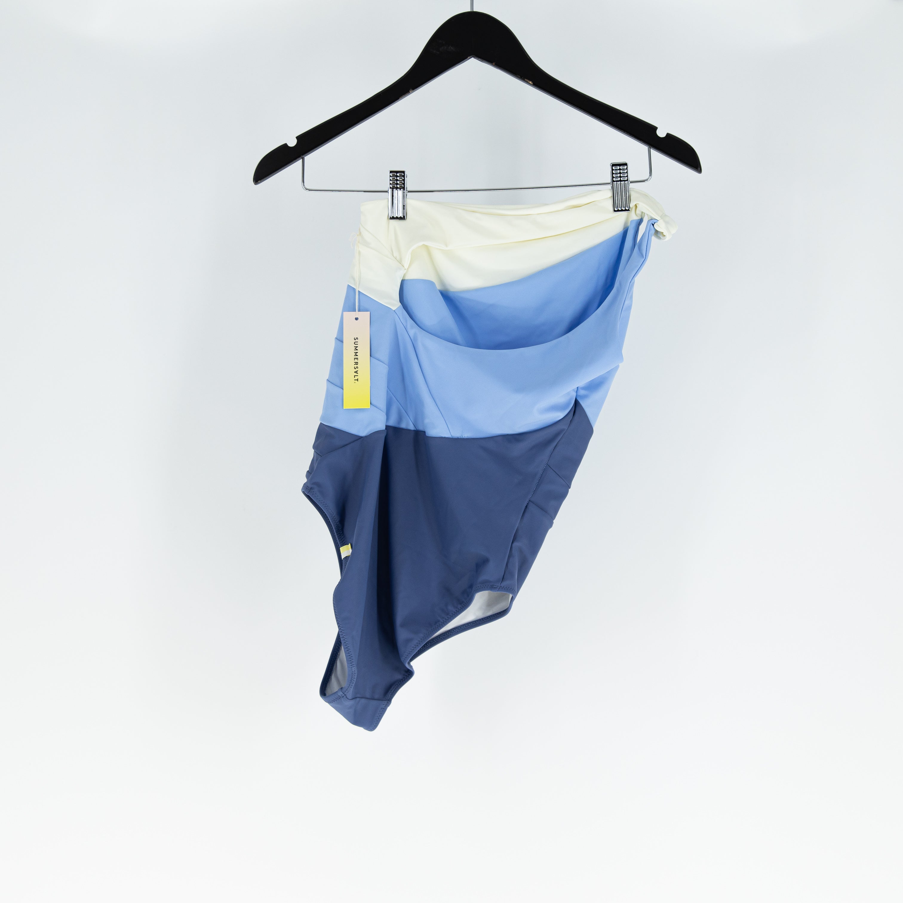 NEW Summersalt The Sidestroke One Piece Bathing Swimsuit Sky Blue Mountain 4