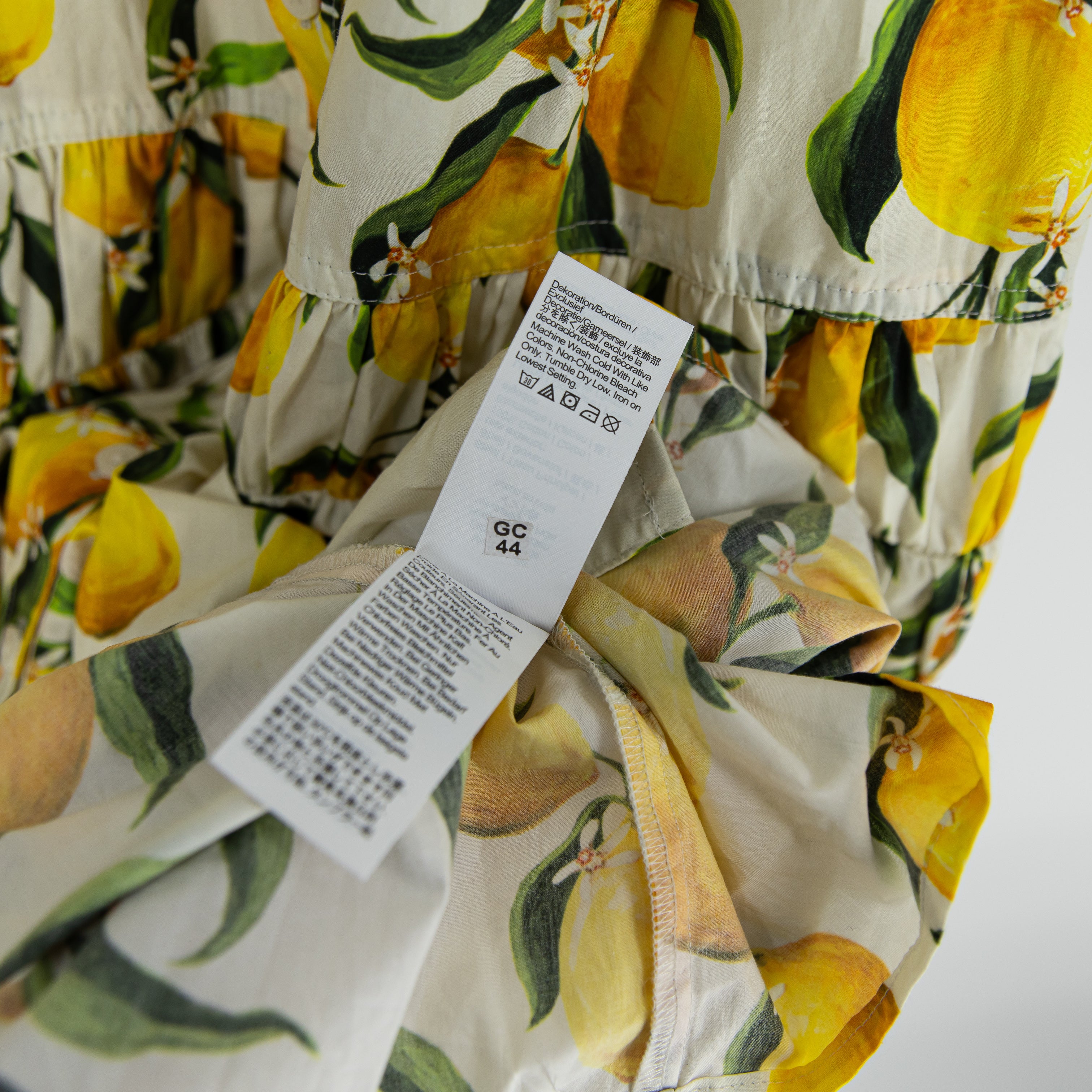J. Crew Regenerative Cotton A Line Button Front Midi Dress Limoncello Lemon 4