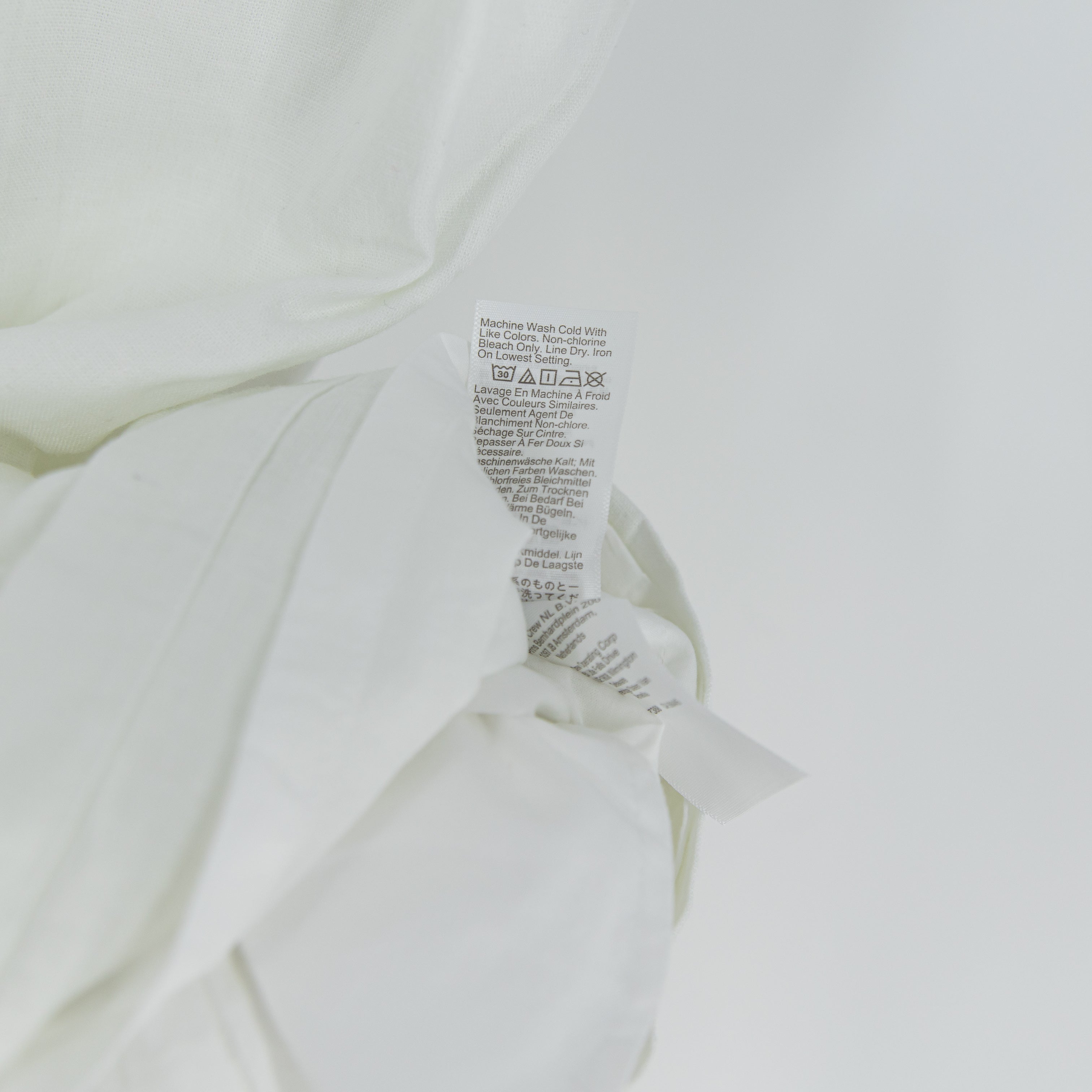 NEW J. Crew Linen Blend Square Neck Sleeveless Mini Shift Dress White Small