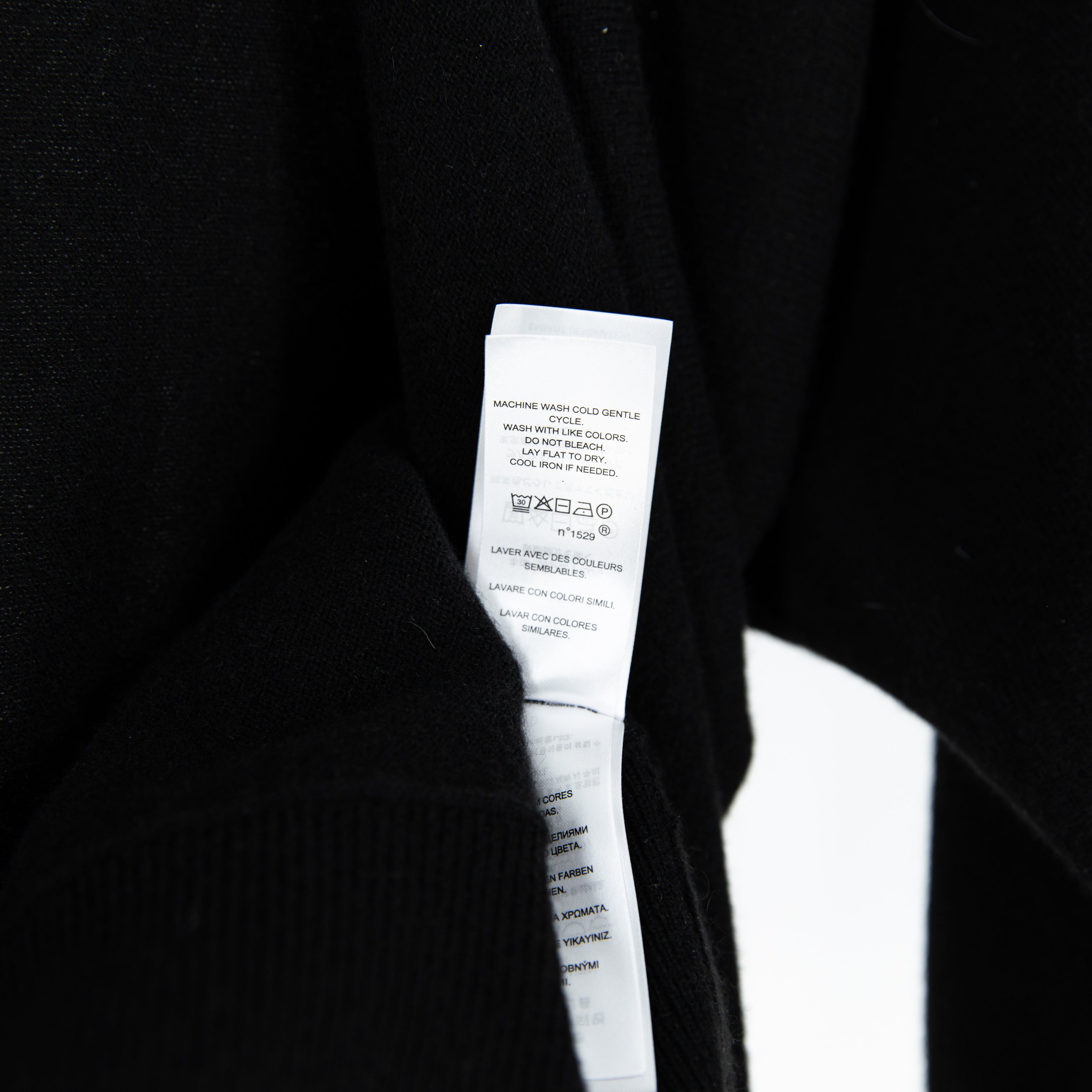 Ralph Lauren Women's 100% Washable Cashmere Knit Button Cardigan Sweater Black