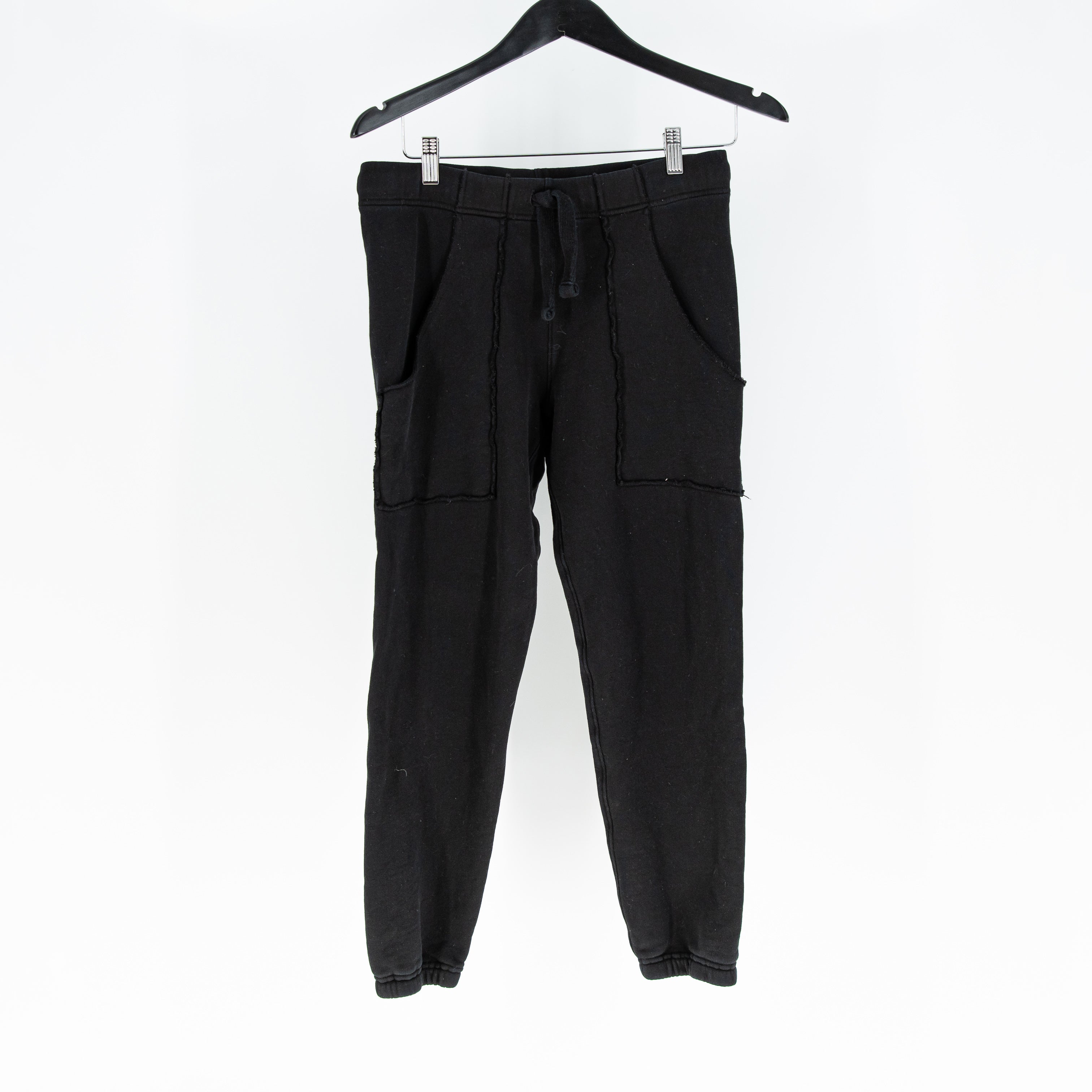 Frank &amp; Eileen Lab Eamon Triple Fleece Terry Lined Jogger Sweat Pants Black XS