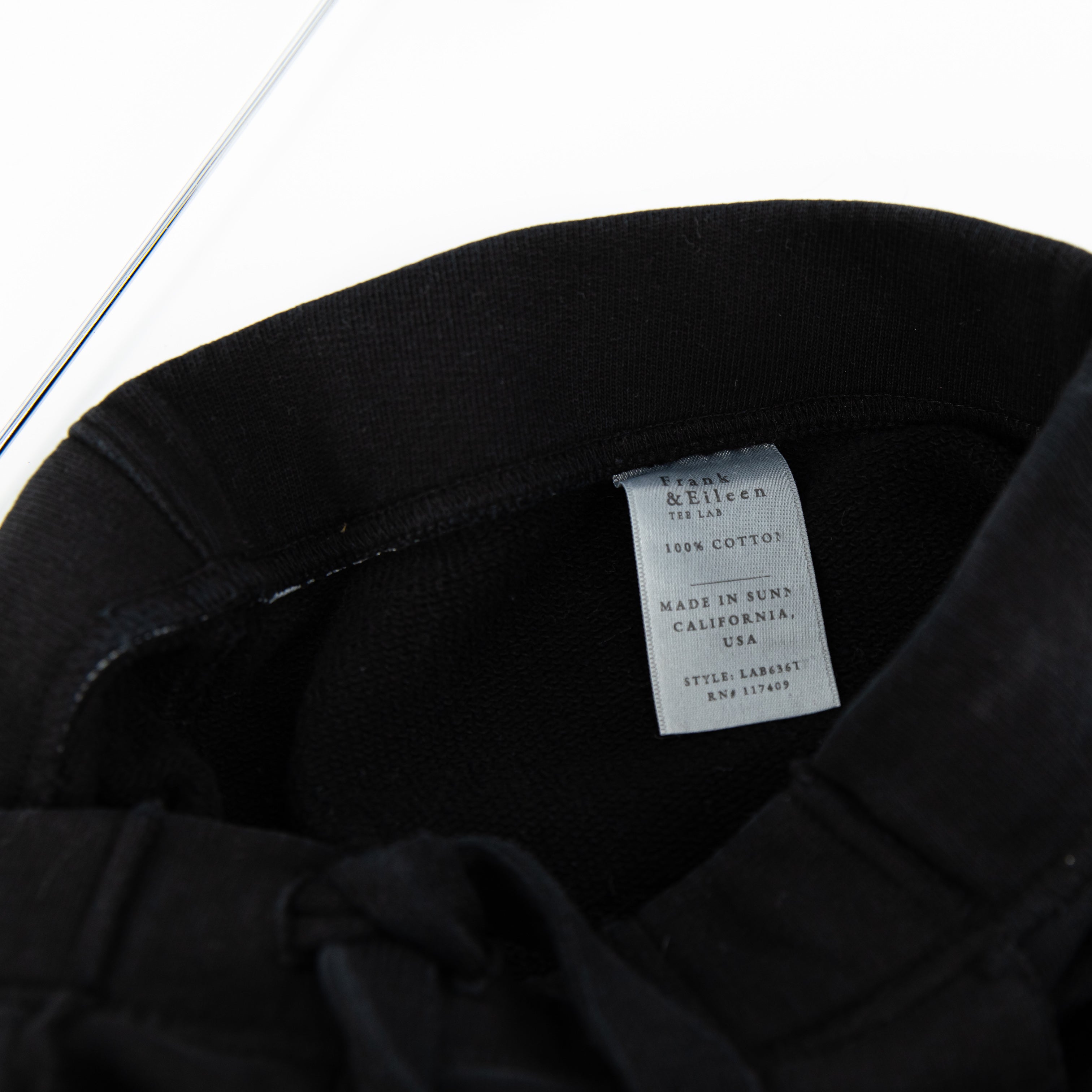 Frank &amp; Eileen Lab Eamon Triple Fleece Terry Lined Jogger Sweat Pants Black XS