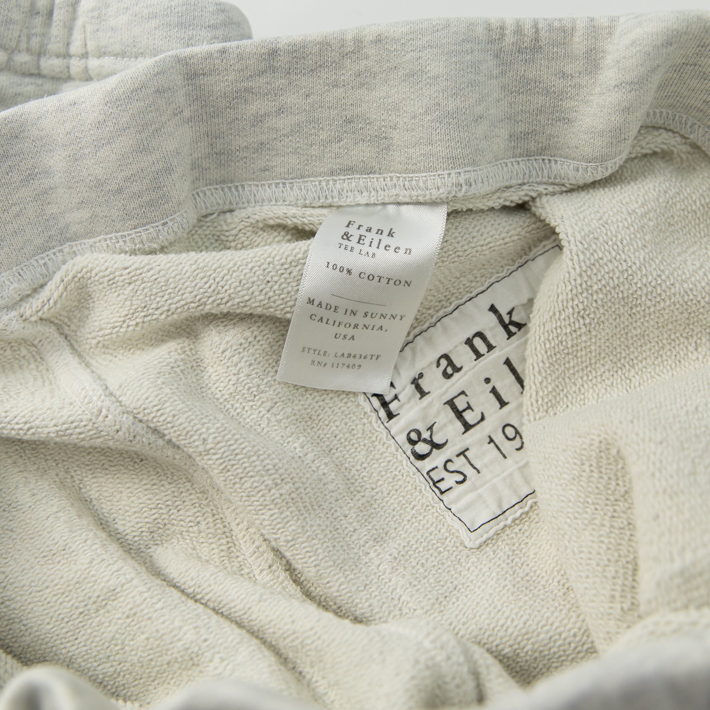 Frank & Eileen Lab Eamon Triple Fleece Terry Lined Jogger Sweat Pants Gray XS