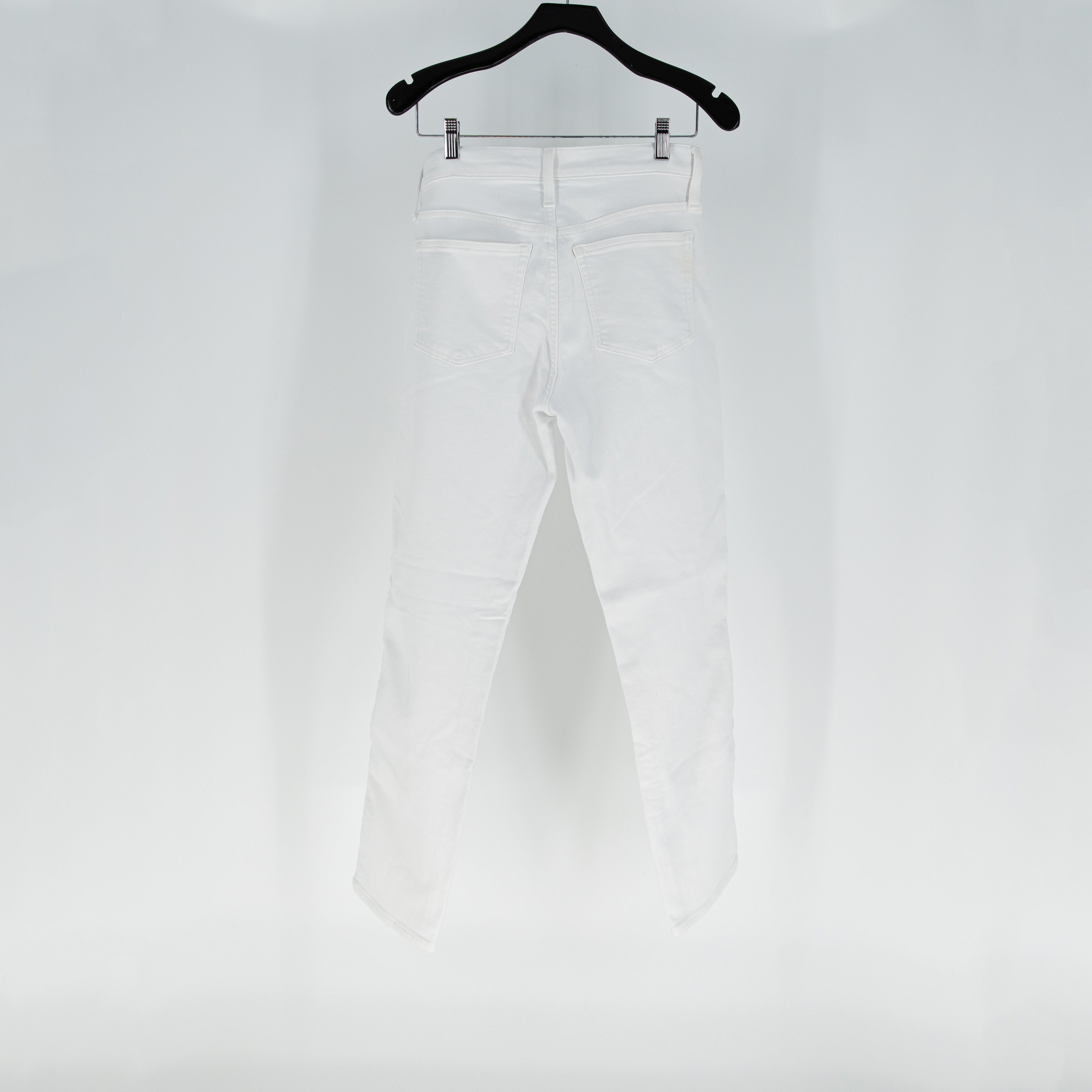 NEW J. Crew Women's 10" Vintage Slim Straight Cotton Stretch Jean In White 26