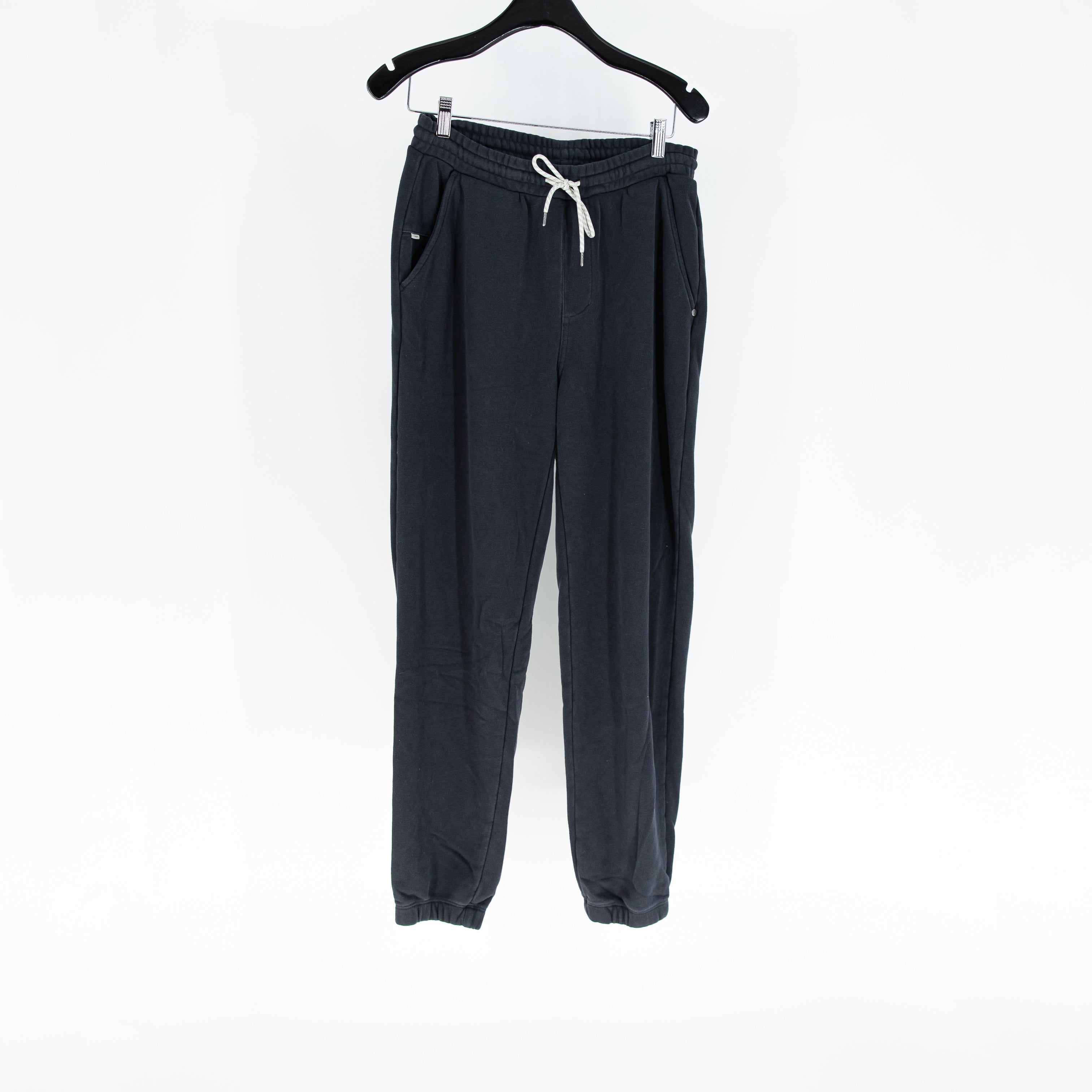 Vuori Men's Cypress Vintage Mid Rise Full Length Joggers Sweat Pants Cotton Blue