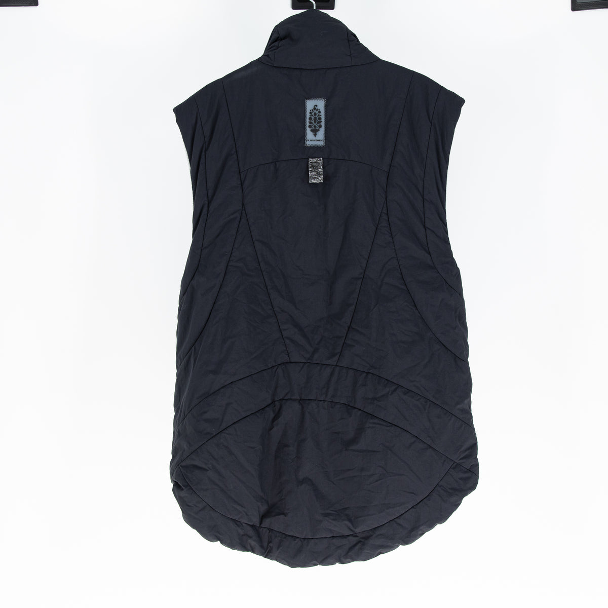 Free People FP Movement Slalom Reversible Sleeveless Quilted Vest Jacket Black