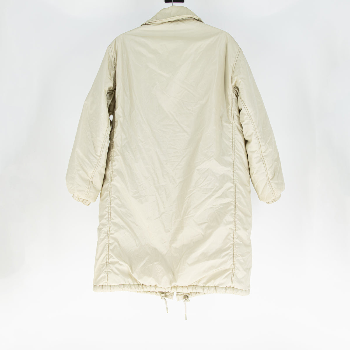 TNA Aritzia The Coaches Long Water Resistant Collared Snap Button Front Jacket