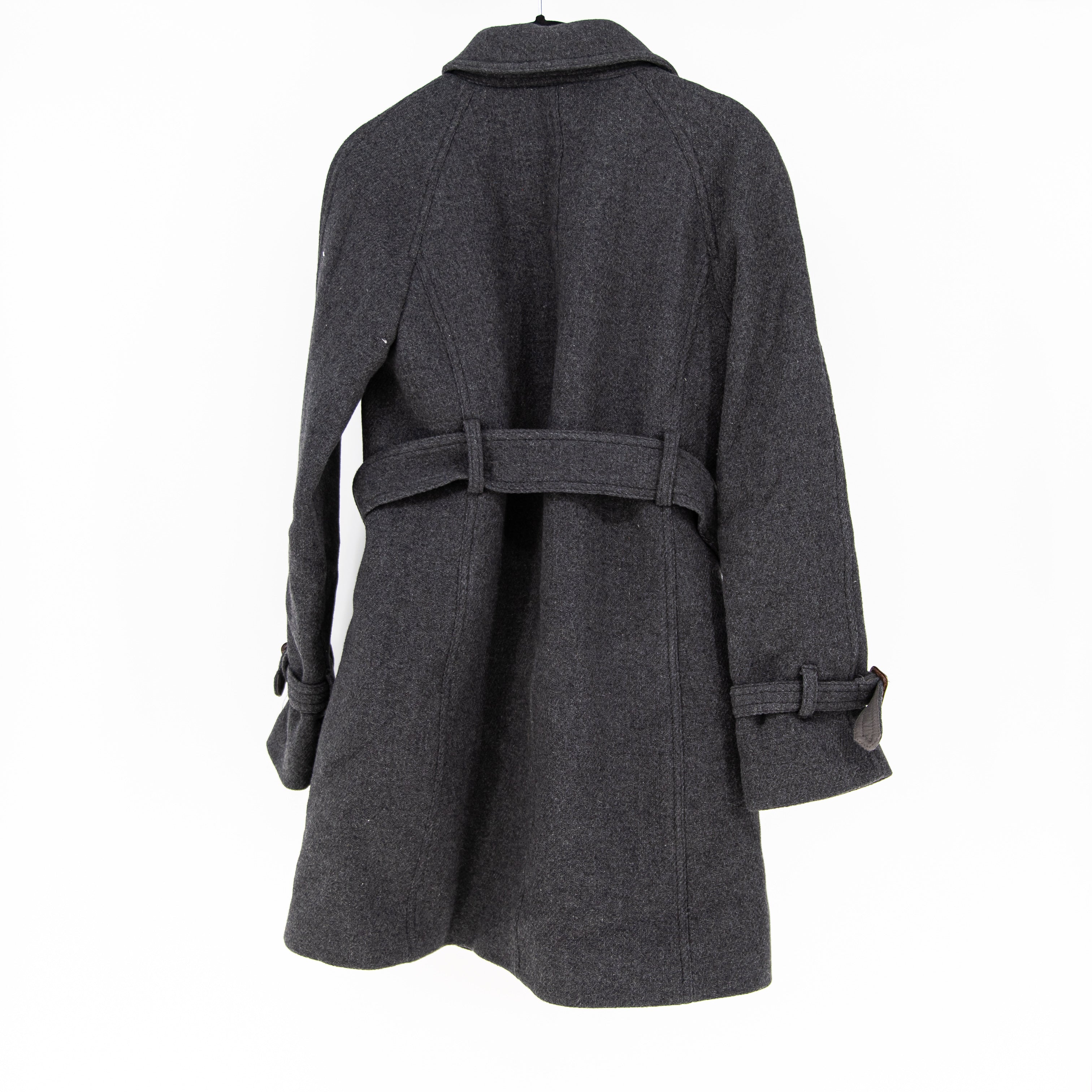 J. Crew Stadium Cloth Nello Gori Wool Blend Felt Double Breasted Jacket Coat 6