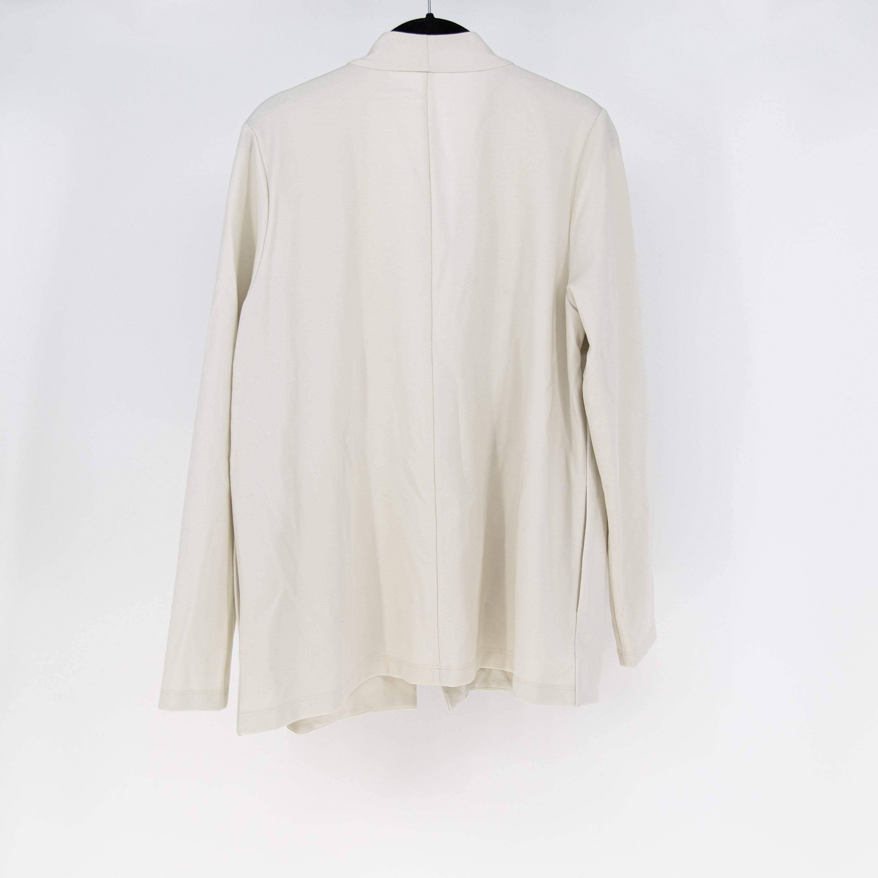 Eileen Fisher Women's Tencel Knit Stretch Open Front Cardigan Sweater Ivory M