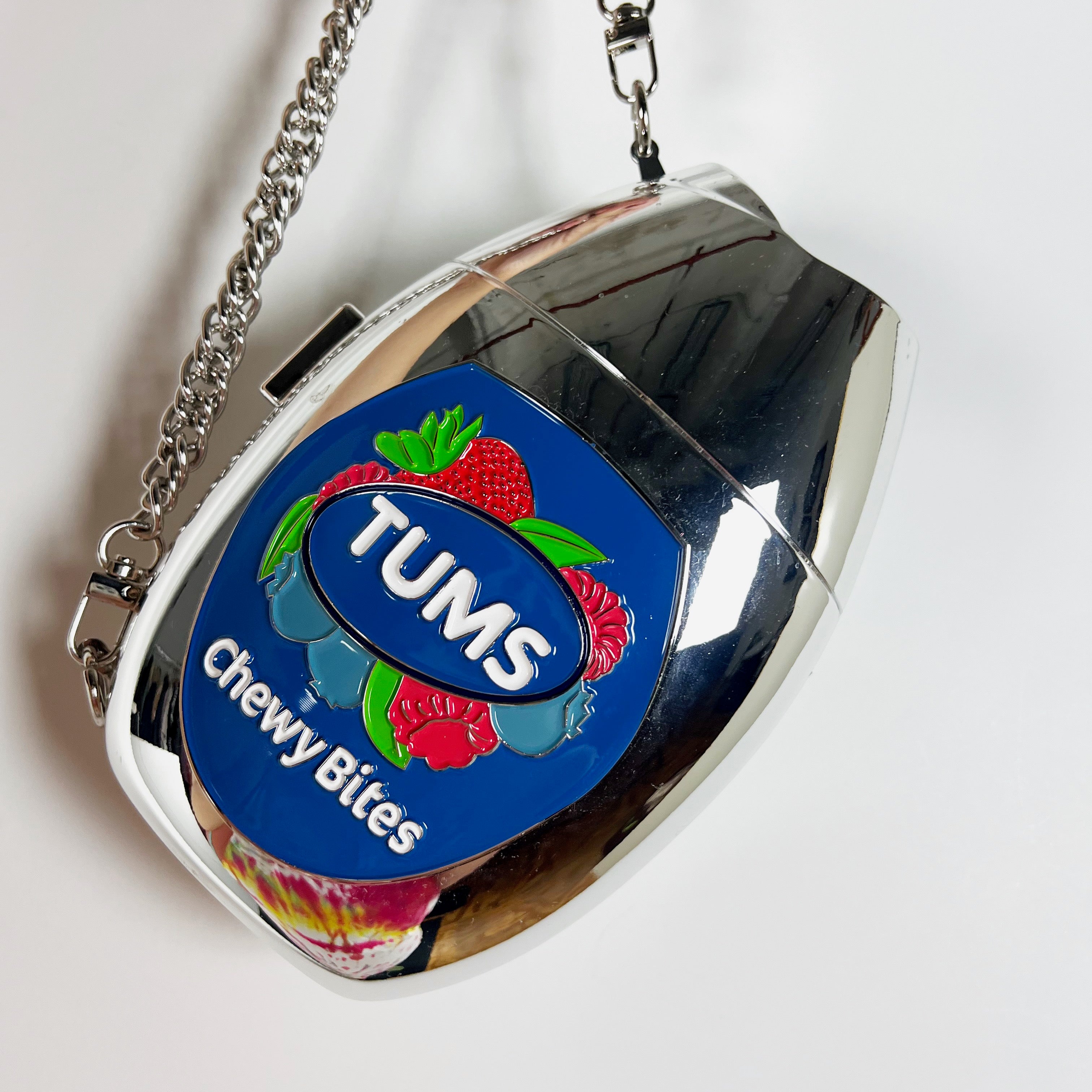 Nik Bentel Collectible Limited Edition Tums Art Crossbody Purse Bag Clutch
