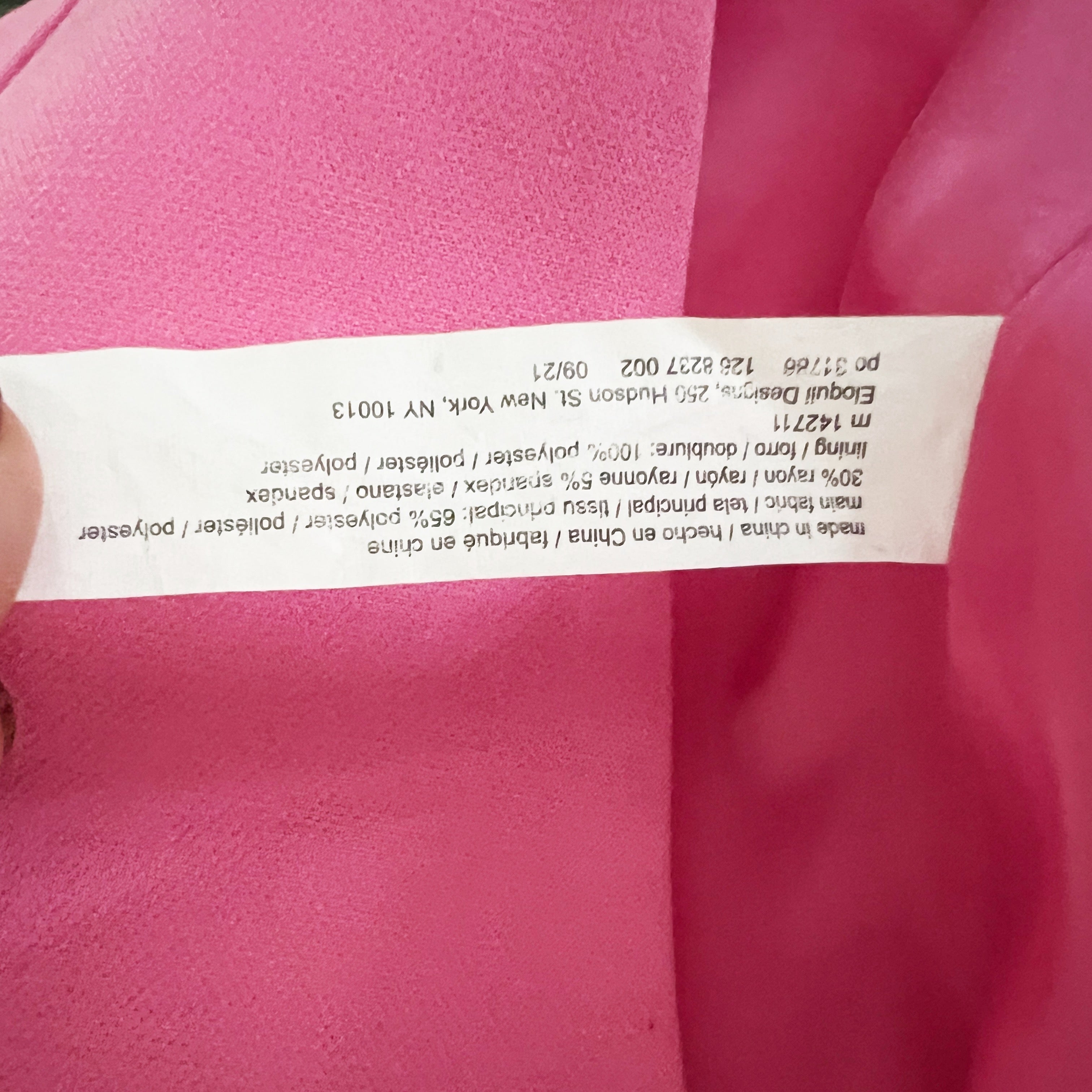 Eloquii Women's Long Line One Button Structured Blazer Jacket Candy Pink 16