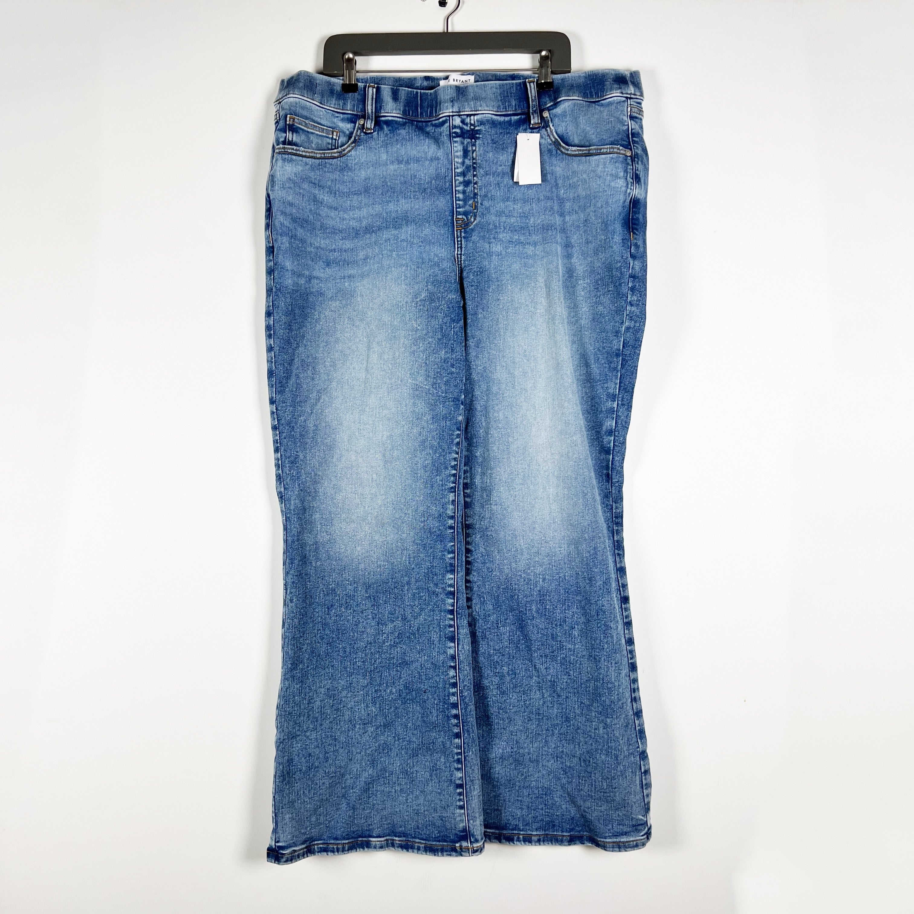 NEW Lane Bryant Tighter Tummy Full On Flare High Rise Cotton Stretch Denim Jeans