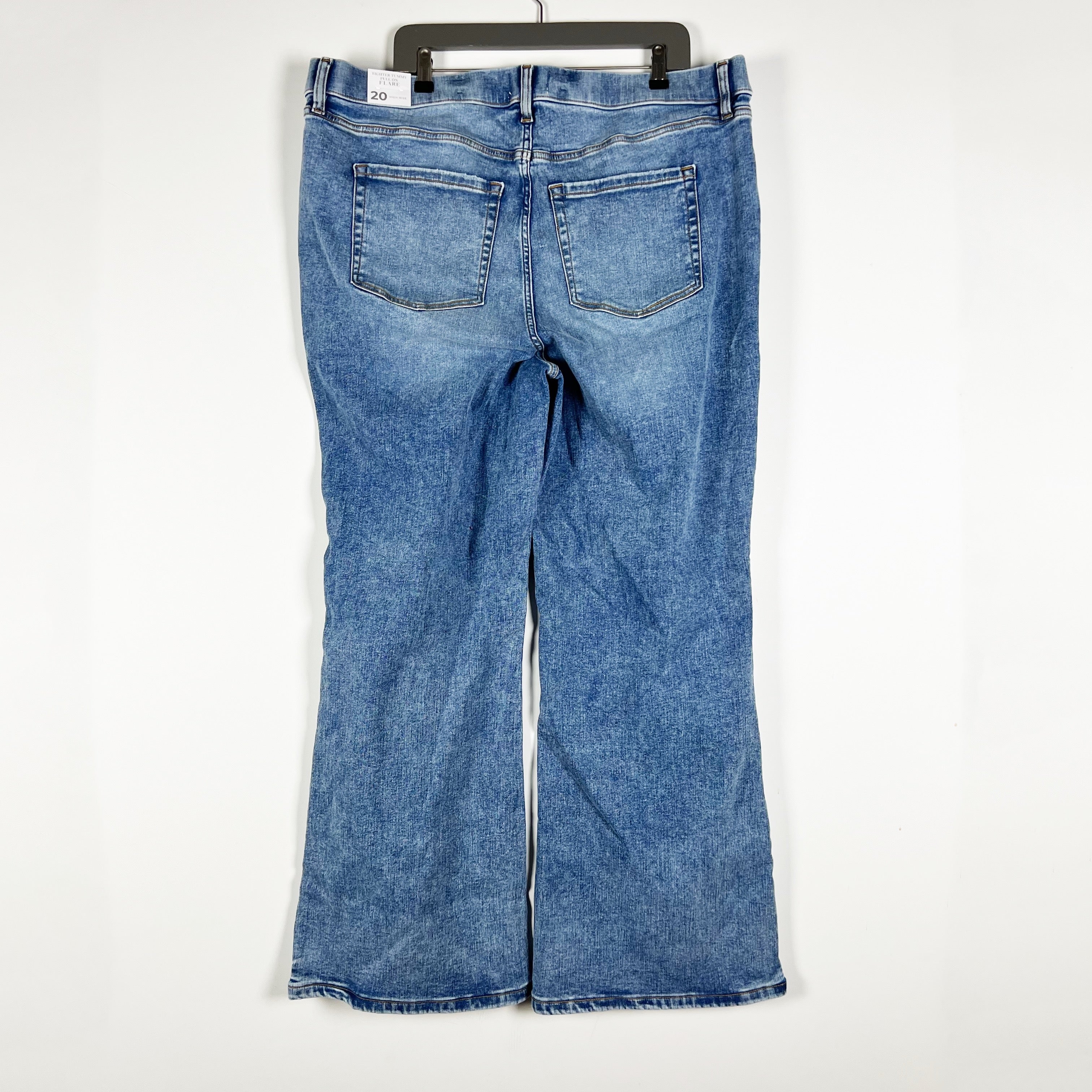 NEW Lane Bryant Tighter Tummy Full On Flare High Rise Cotton Stretch Denim Jeans