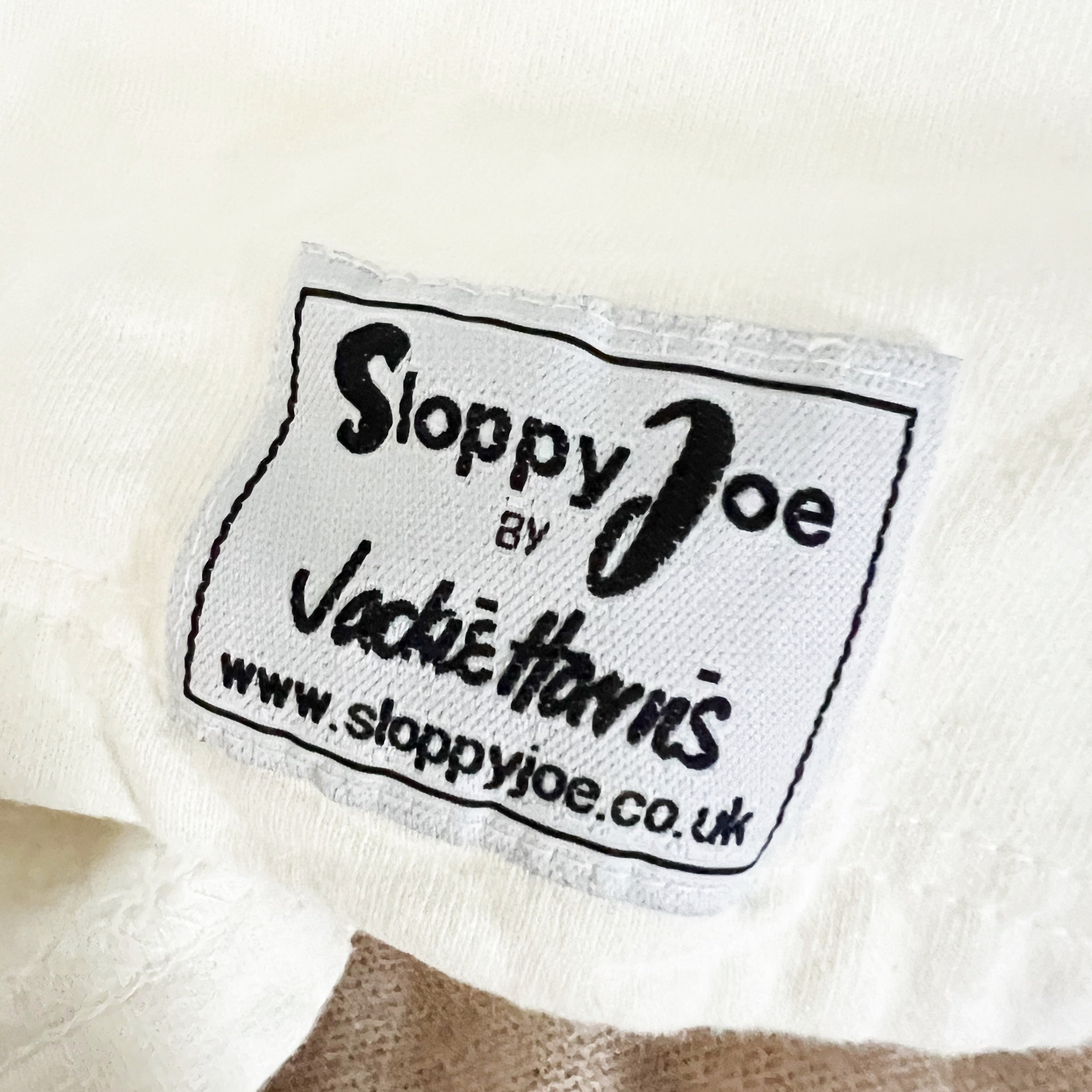 Sloppy Joe By Jackie Harris Organic Cotton Collared V Neck Pullover Sweater 1