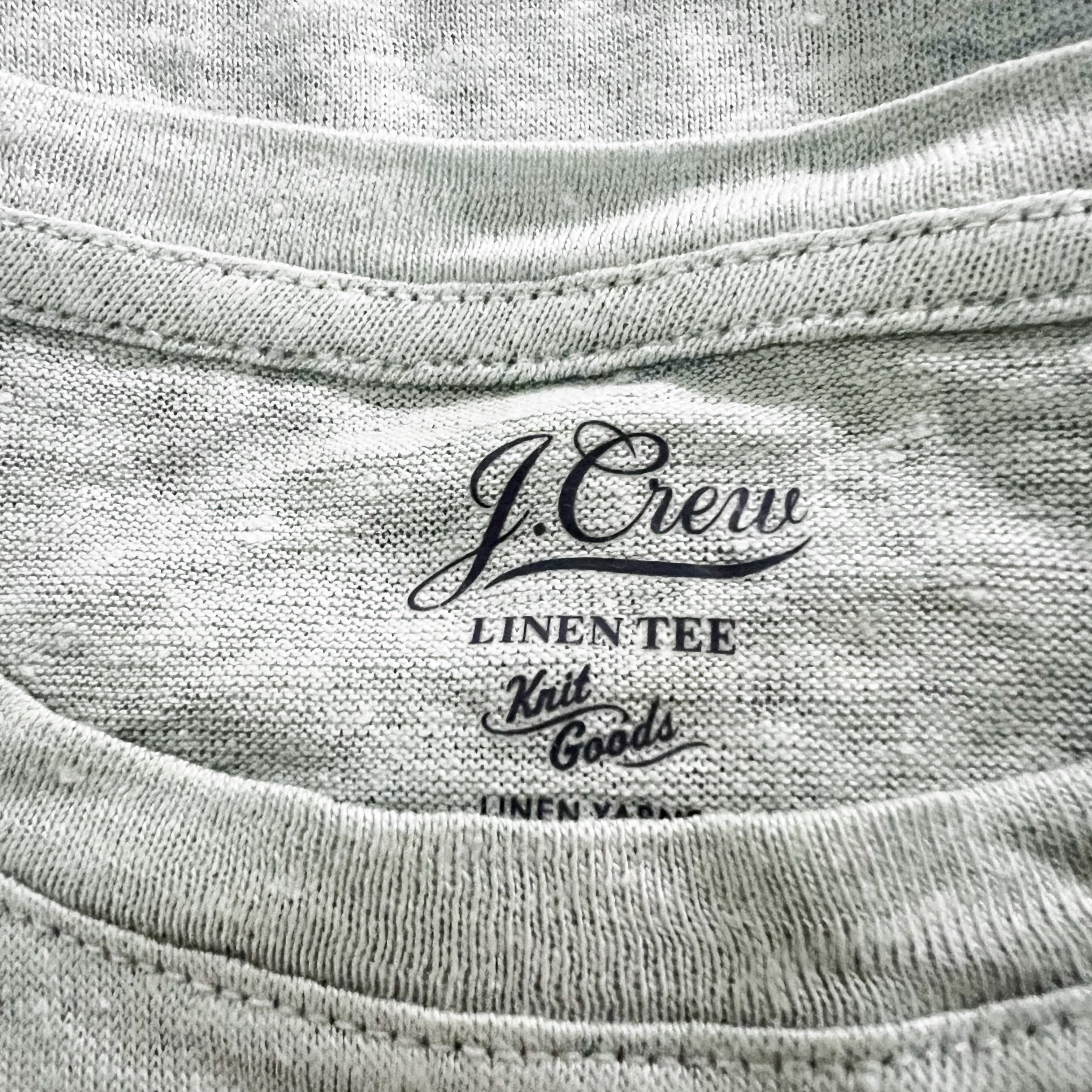 NEW J. Crew Linen Knit Lightweight Crew Neck Short Sleeve Tee Shirt Light Mint M