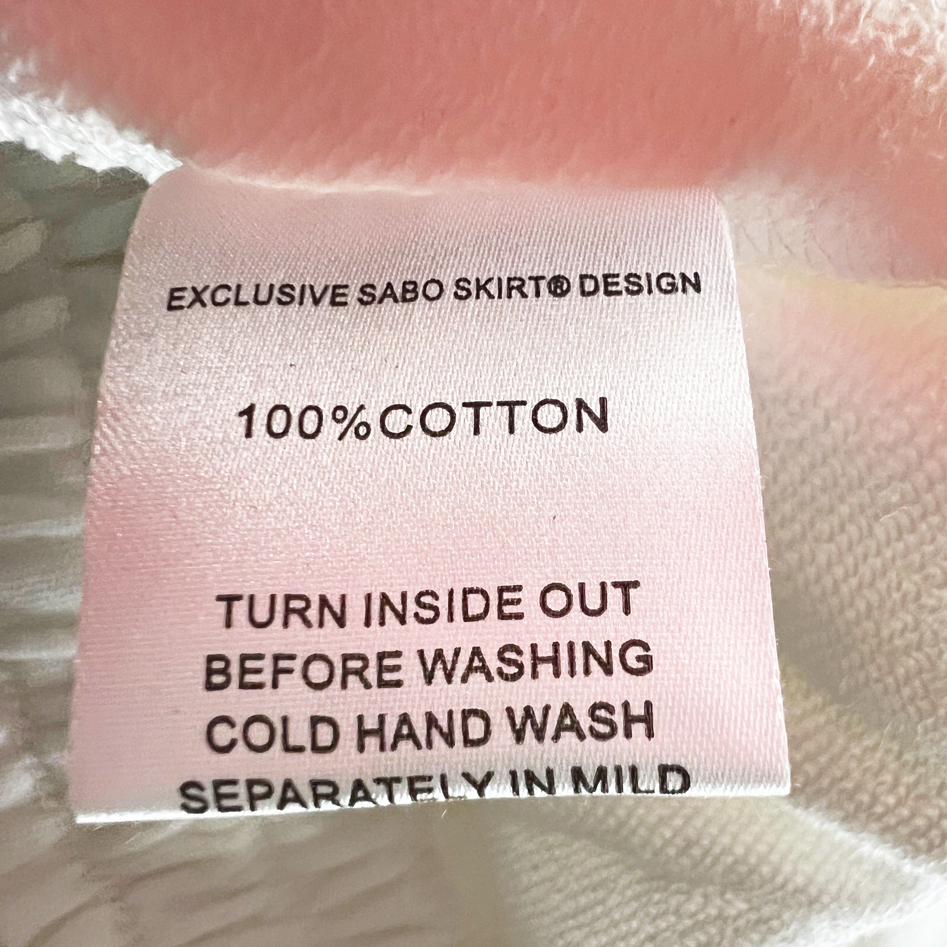 NEW Sabo Skirt Crescent Shorts Cotton High Rise Pull On Tennis Leisure White M