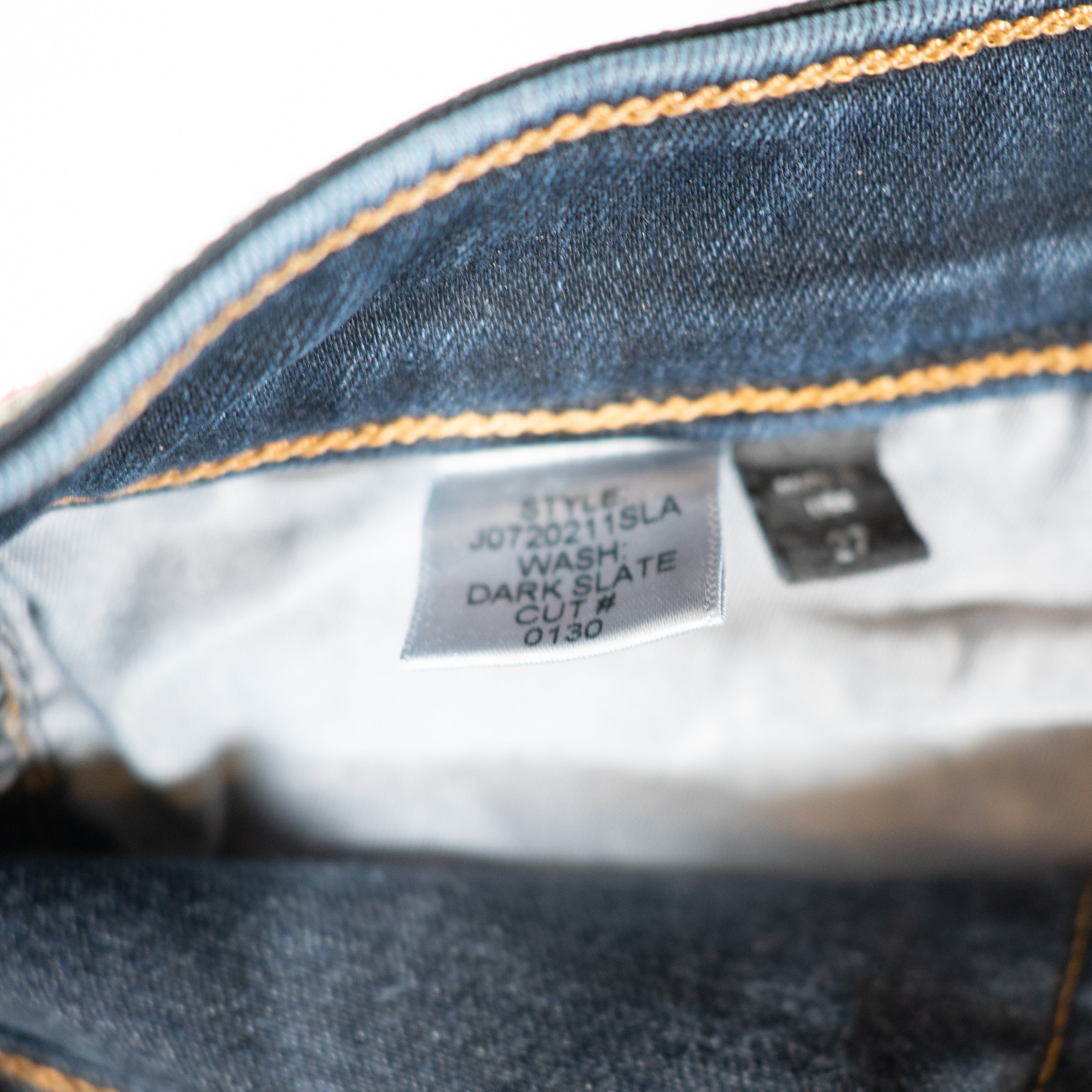 Veronica Beard Carolyn 10" Baby Boot Flare Crop High Rise Dark Slate Denim Jeans