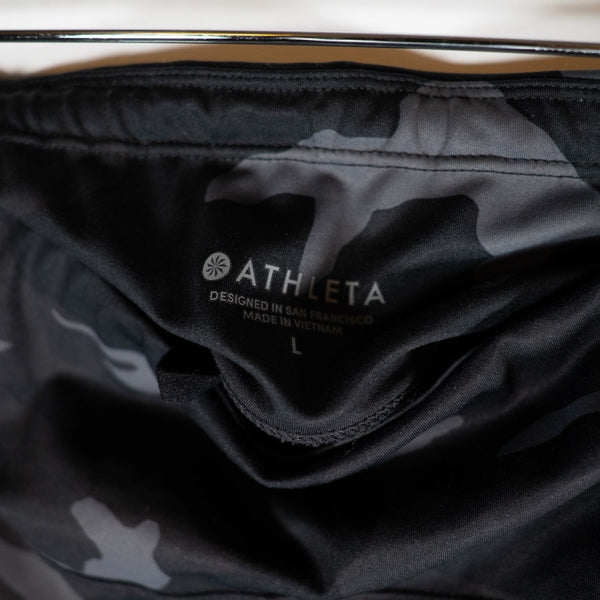 Athleta Camo Contender 7/8 Crop Tight Work Out Leggings In Powerlift Large