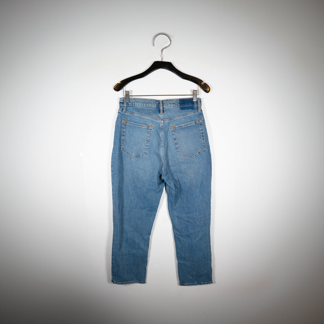 NEW Abercrombie & Fitch The Ankle Straight Ultra High Rise Curve Love Jeans 8R