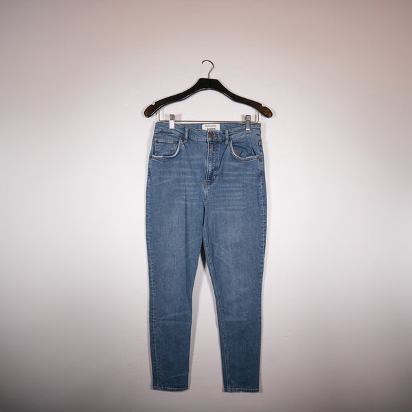 Reformation Women's High & Skinny Cotton Denim Stretch Rhine Wash Jeans 28