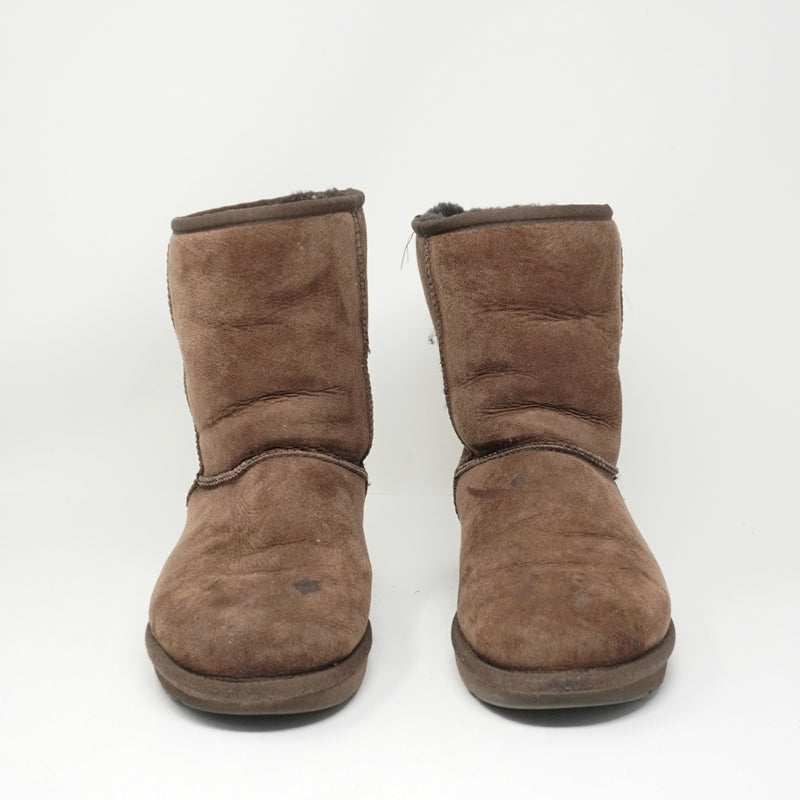 Ugg Australia Women's Classic Short II Shearling Lined Round Toe Suede Boots 10