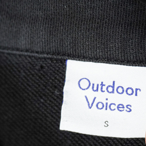 Outdoor Voices Cotton Terry 1/2 Zip Long Sleeve Pullover Sweatshirt Sweater S