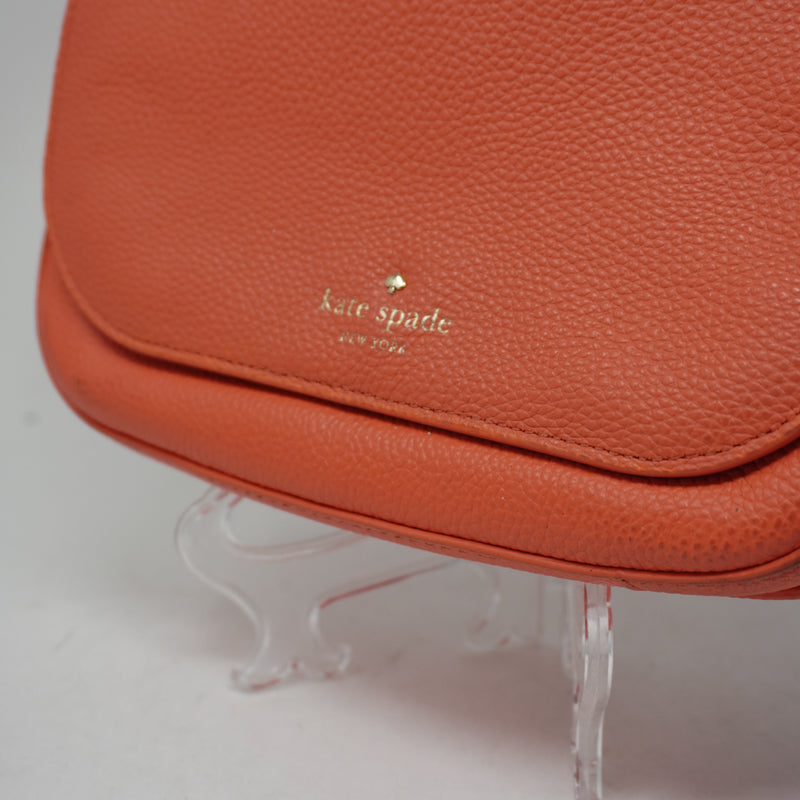 Kate Spade Orchard Street Penelope Pebbled Leather Tassel Crossbody Purse Bag