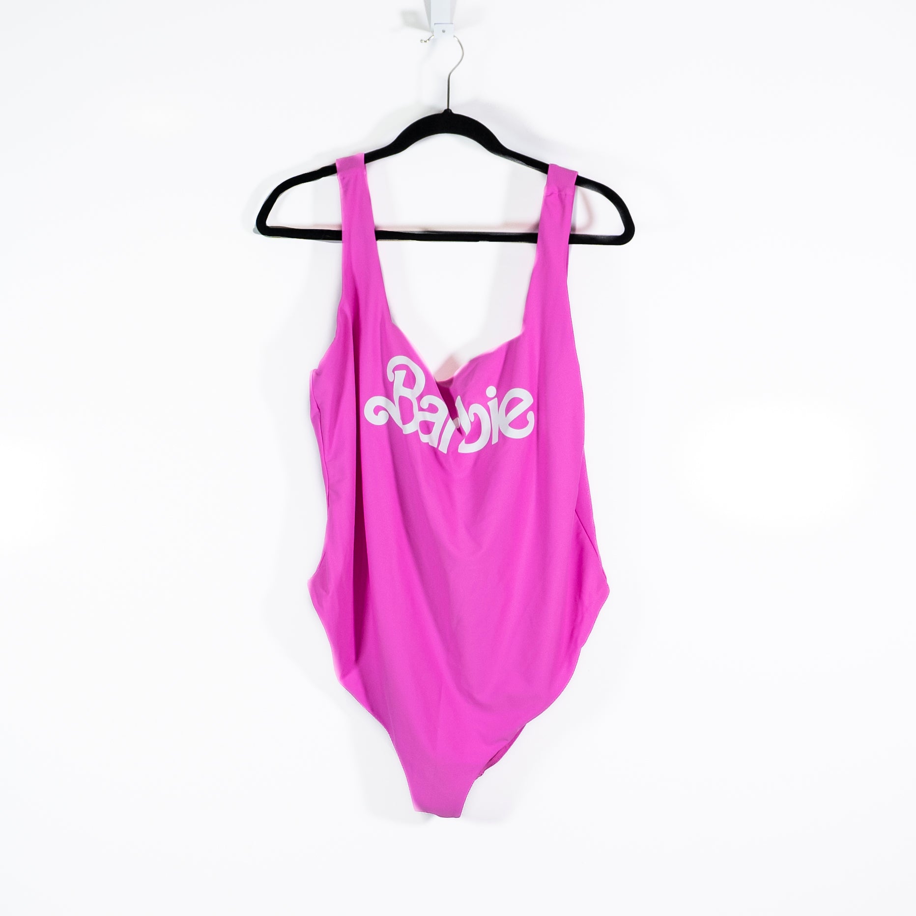 Show Me Your Mumu x Barbie Square Neck One Piece Bathing Swim Suit Pink 2X