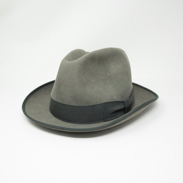 NEW Laguito Tango Genuine Wool Felt Ribbon Band Gray Black Hat
