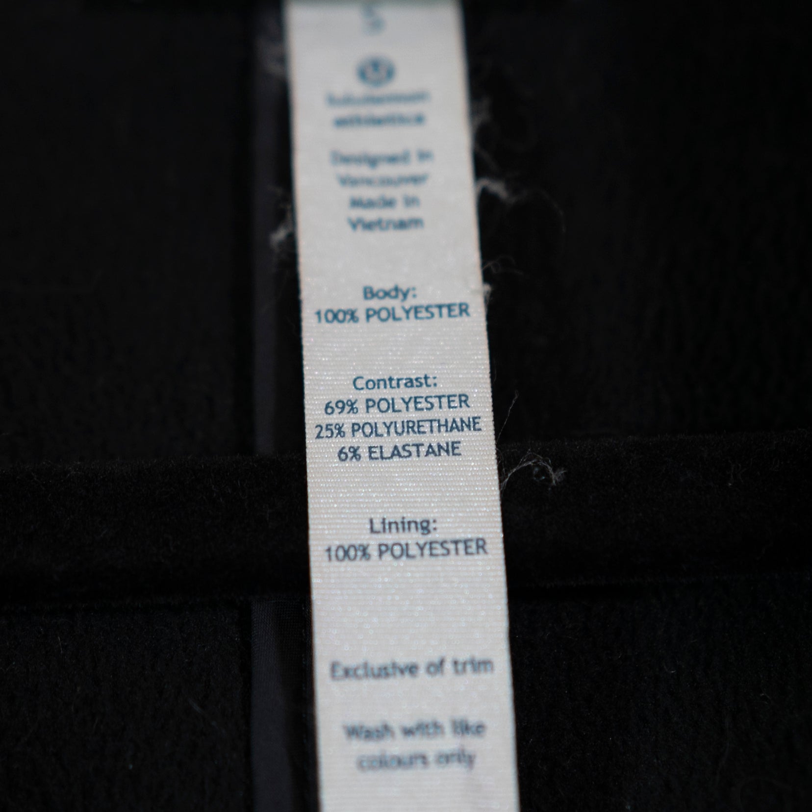 Lululemon Savasana Softshell II Hooded Jacket Coat Camp Check Black Soot Light S