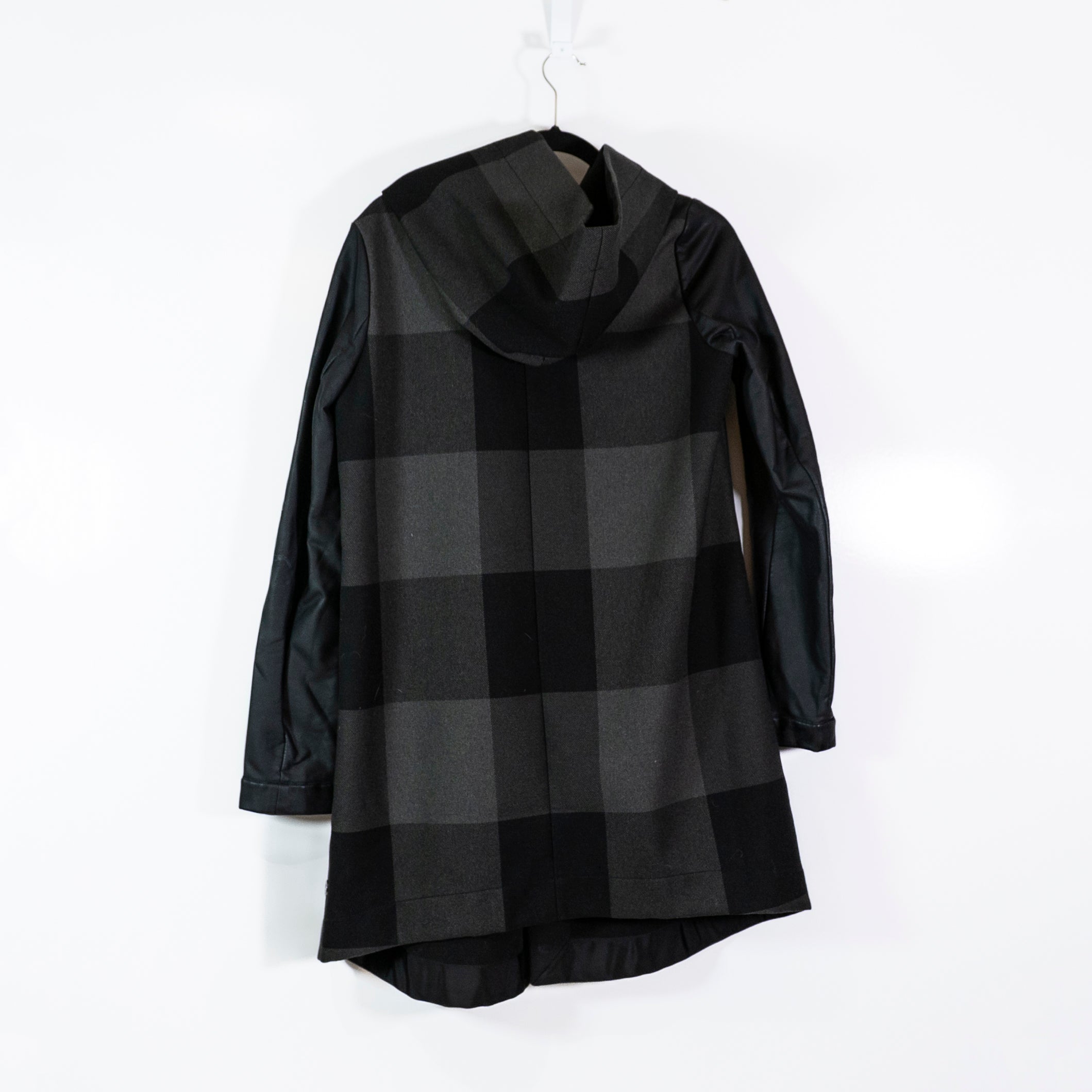 Lululemon Savasana Softshell II Hooded Jacket Coat Camp Check Black Soot Light S