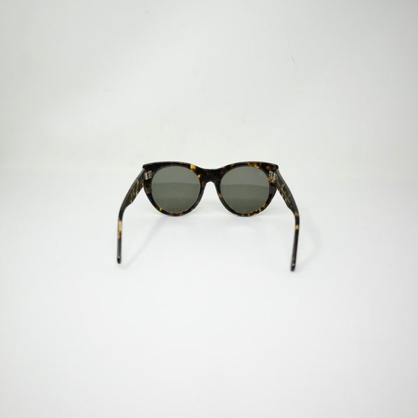 Raen Durante Brindle Tortoise Black Brown Cat Eye Sunglasses Accessory