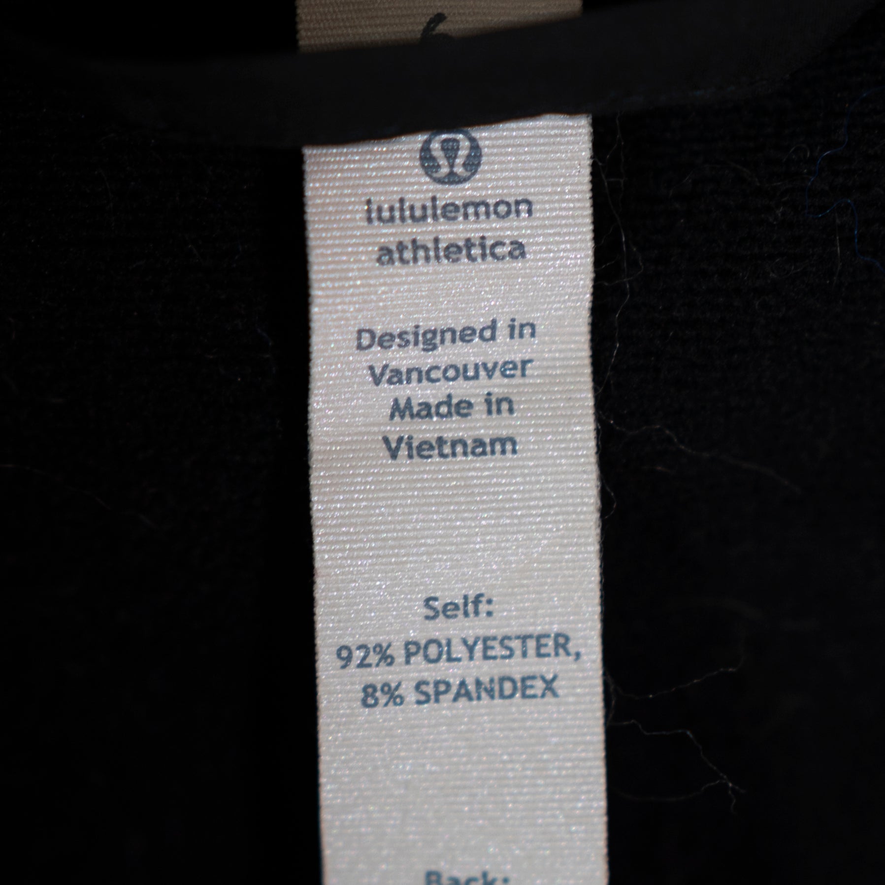 Lululemon Women's Audrey Full Zip Spread Collar Water Resistant Jacket Black 6