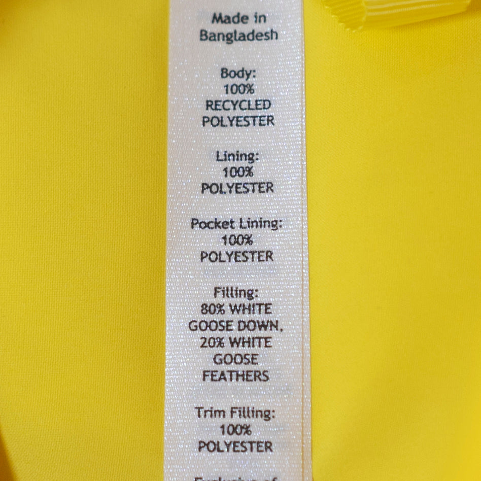 Lululemon Wunder Puff Cropped Goose Down Feather Quilt Vest Jacket Sonic Yellow