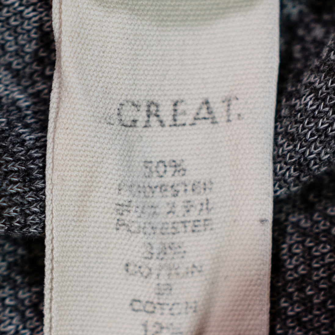The Great Women's Cotton Blend Crew Neck Pullover Boxy Fit Sweatshirt Sweater