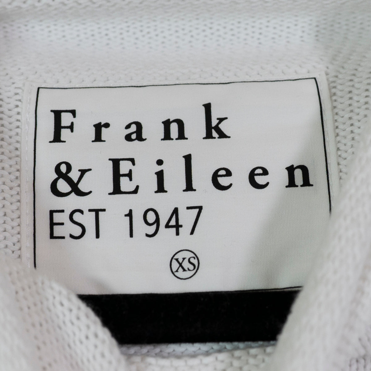 Frank And Eileen Women's Monterey Cotton Knit Rolled Funnel Neck Sweater Ice XS