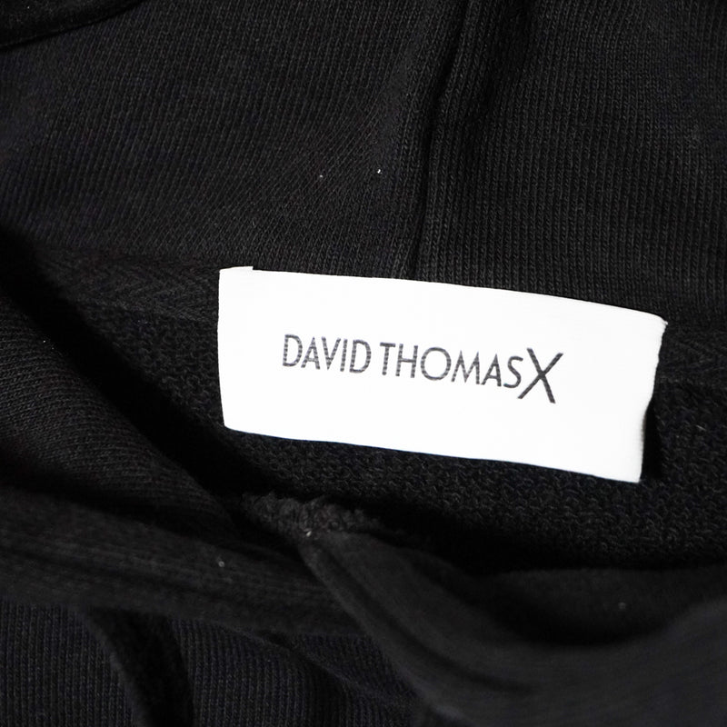 David Thomas X Huntington Graffiti Print Graphic Cotton Pullover Hoodie Sweater