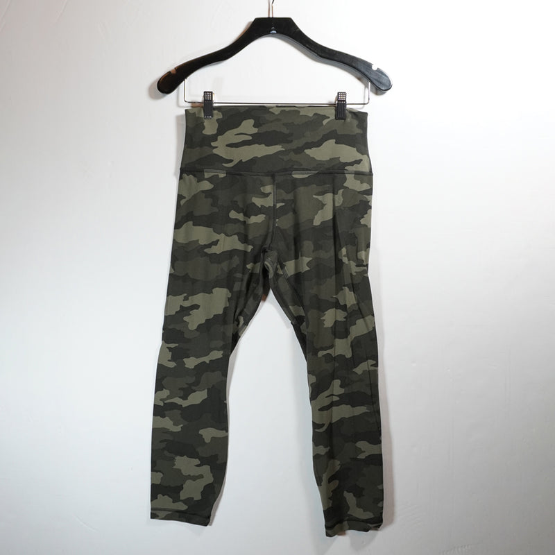 Lululemon Wunder Train High-Rise Crop 25" Heritage 365 Camo Green Twill Multi 10