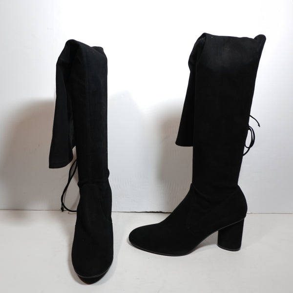 NEW Stuart Weitzman Margotland Genuine Suede Over The Knee High Heel Boots Shoes