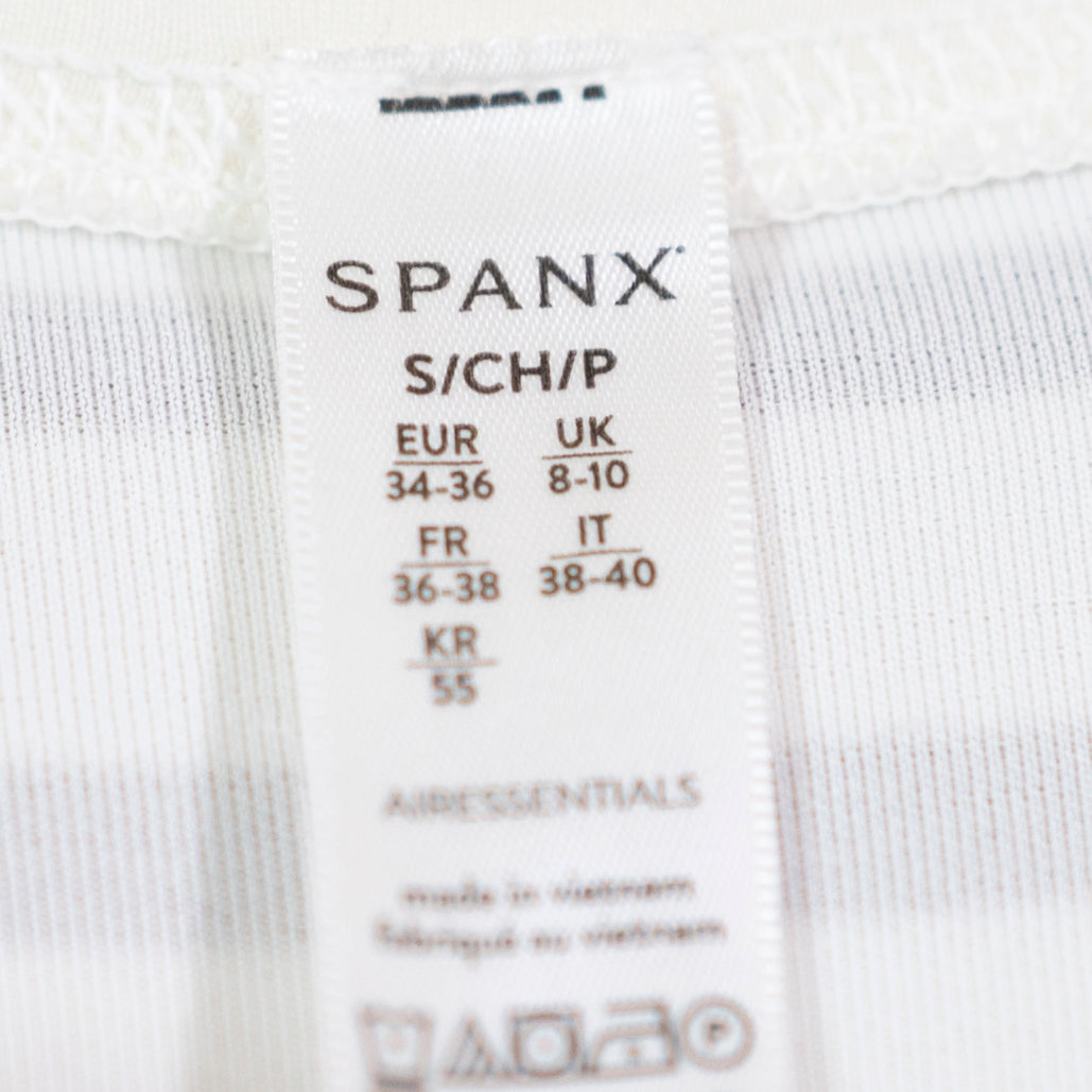 Spanx Women's AirEssentials Crew Neck Long Sleeve Pullover Sweatshirt Beige S