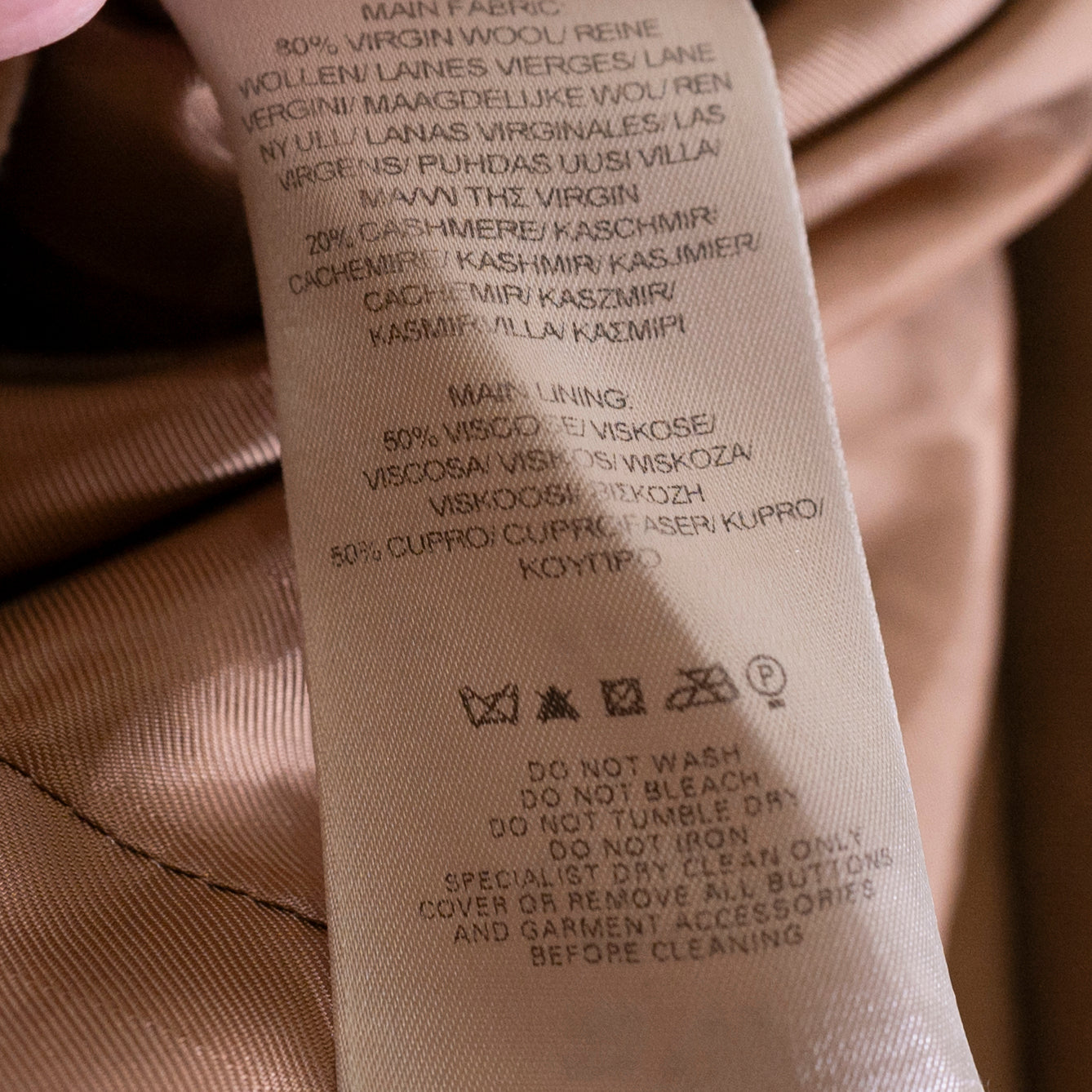 Burberry London Women's Wool Cashmere Felt High Collar Belted Long Coat Jacket 8