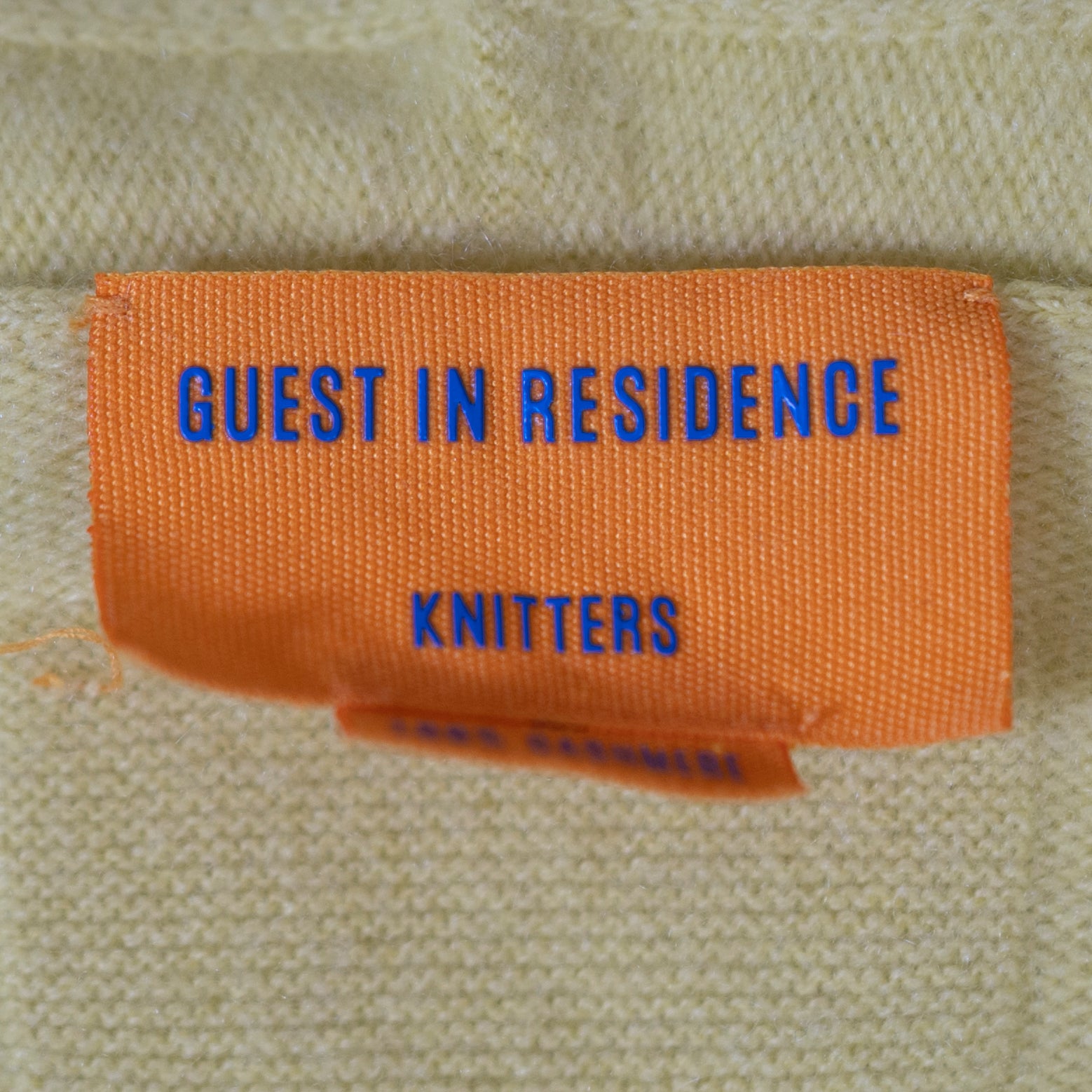 Guest In Residence Everywhere 100% Cashmere Knit Stretch Cardigan Sweater Lemon