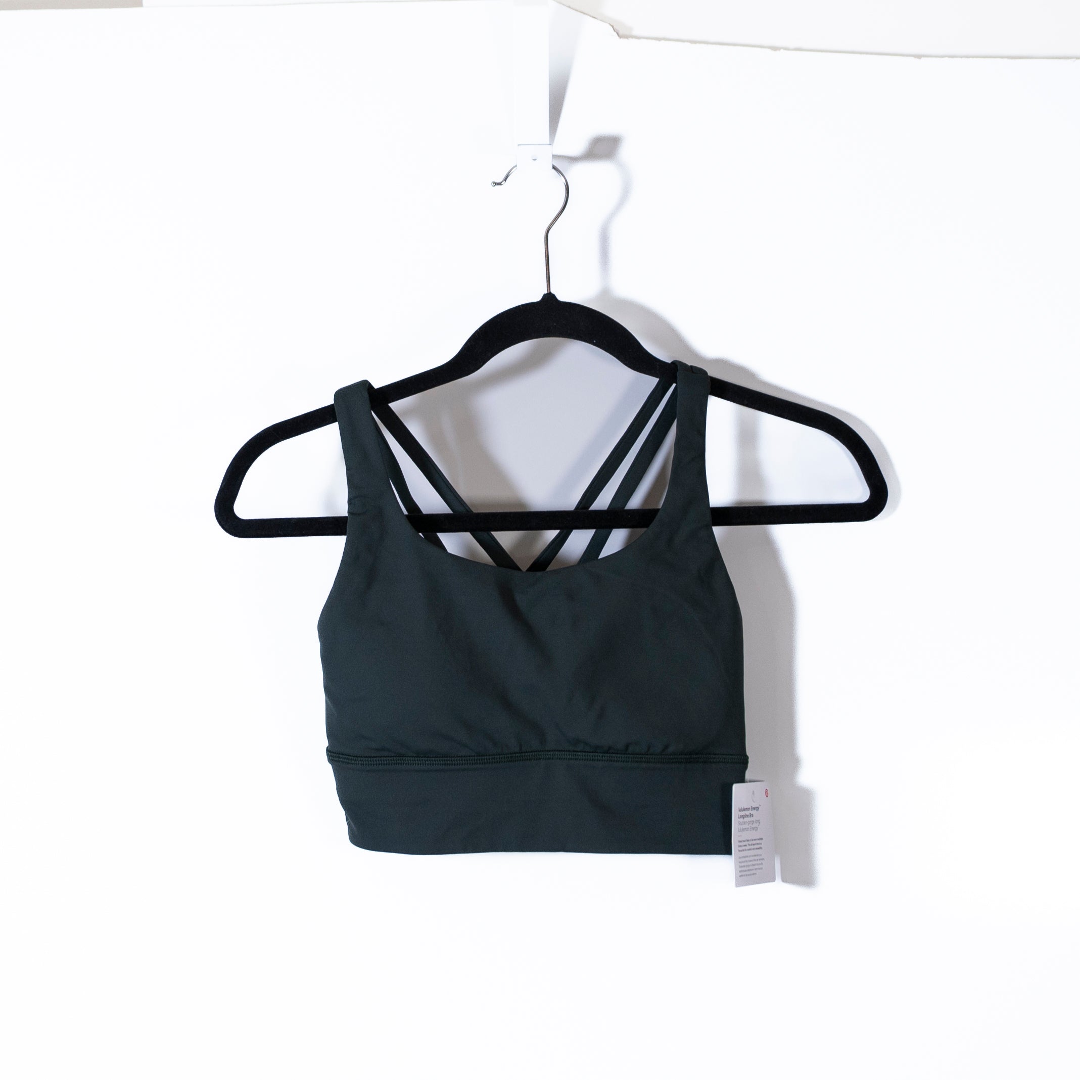 NEW Lululemon Energy Longline Athletic Work Out Sports Bra Rainforest Green 2