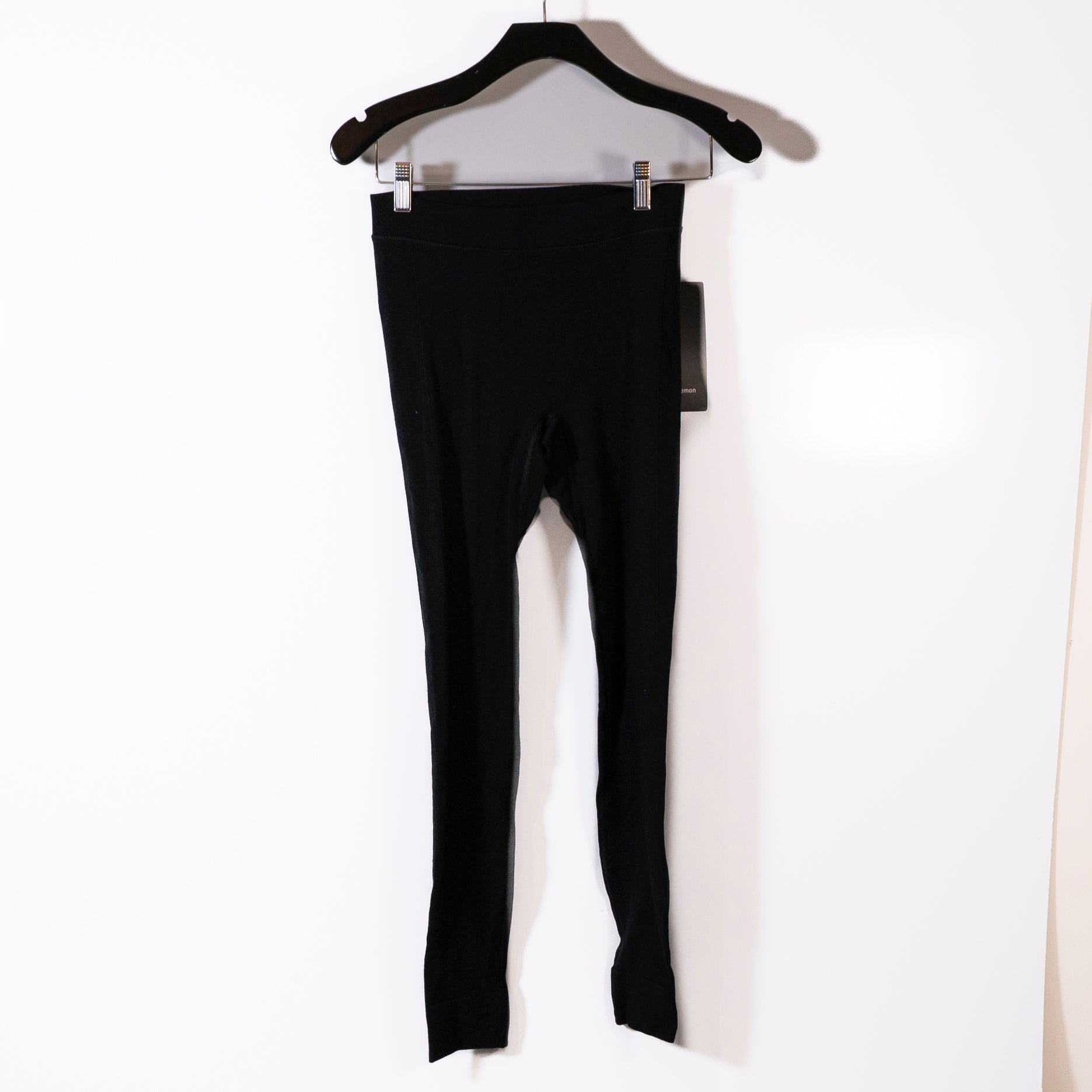NEW Lululemon Women's Merino Wool Blend Seamless Base Layer Tight 27" L Black S