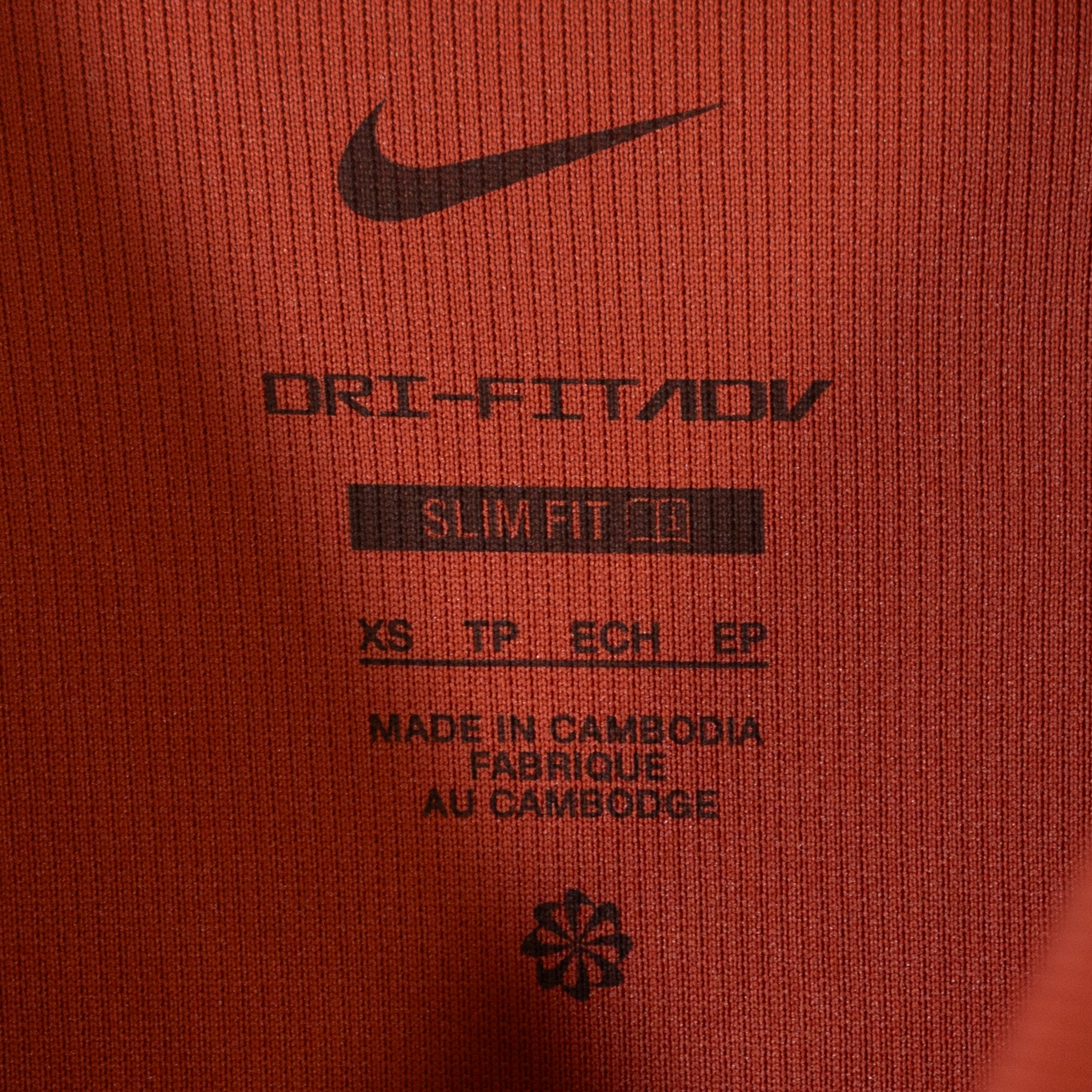 NEW Nike Men's Court Dri Fit Advantage Slam Short Sleeve Polo Shirt Orange XS