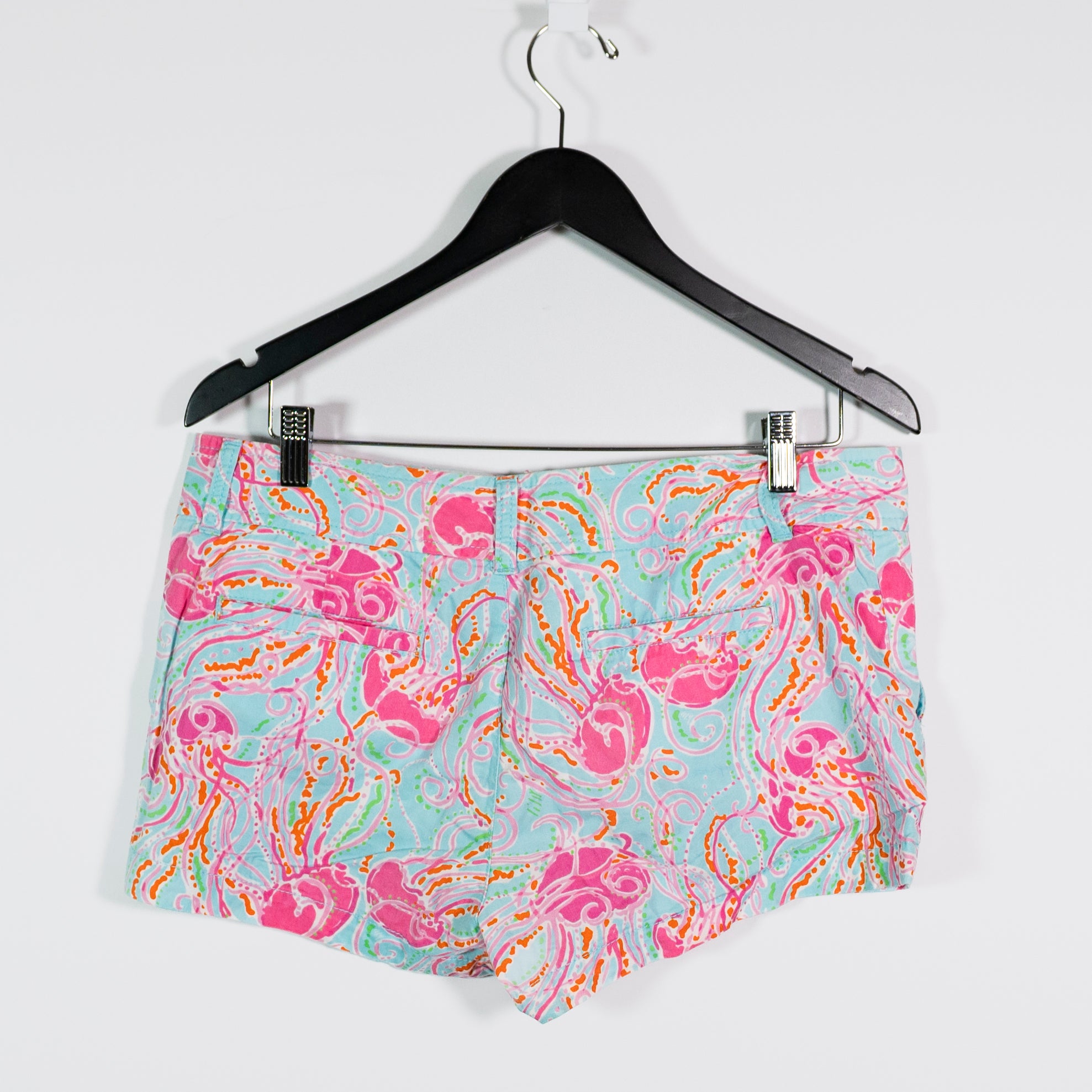 Lilly Pulitzer Women's The Walsh Short Cotton Jellies Be Jammin Print Pattern 8